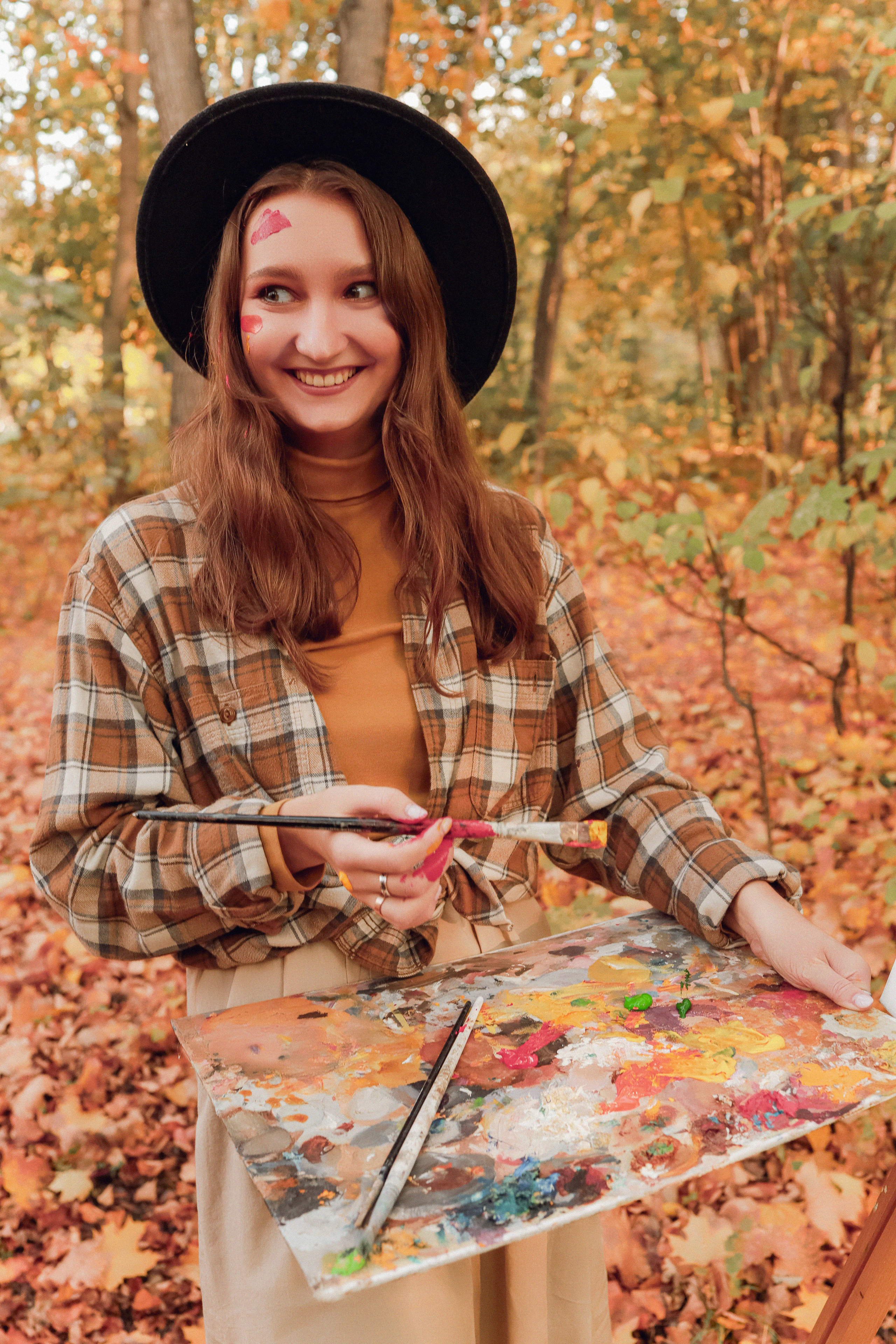 Съемка осенью с мольбертом. Иванова Ирина Свадебный и семейный фотограф г. Уфа