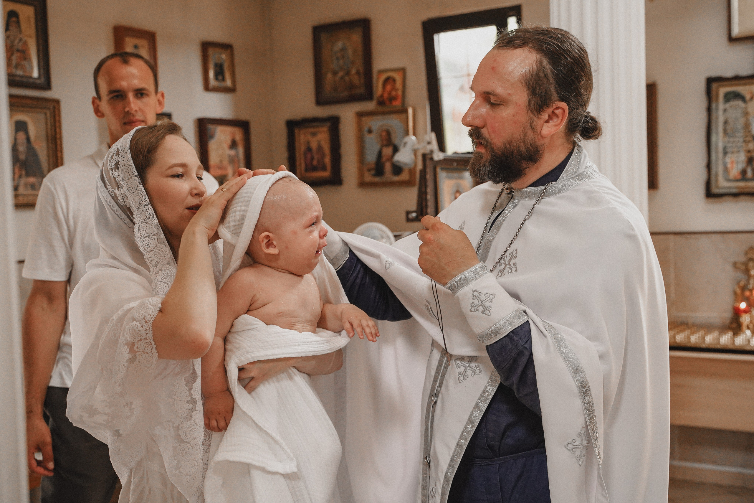 Крещение Лёвы. Семейный и женский фотограф в Краснодаре Анастасия Приймак