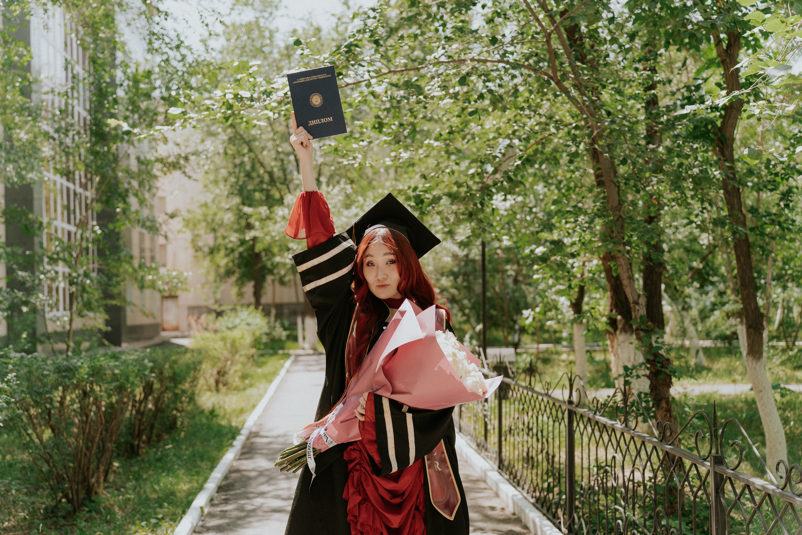 Выпускной Аграрный унивеситет. Крис Богомазова