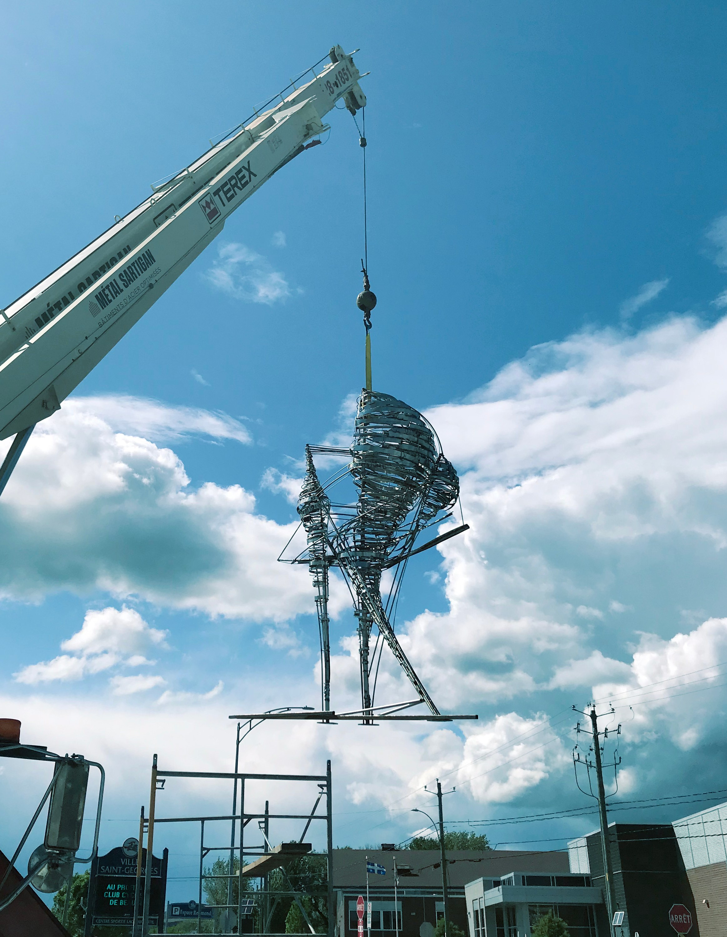 Водный путь / Летучий корабль/Канада/Квебек/2019. Художник — скульптор Антонина Фатхуллина