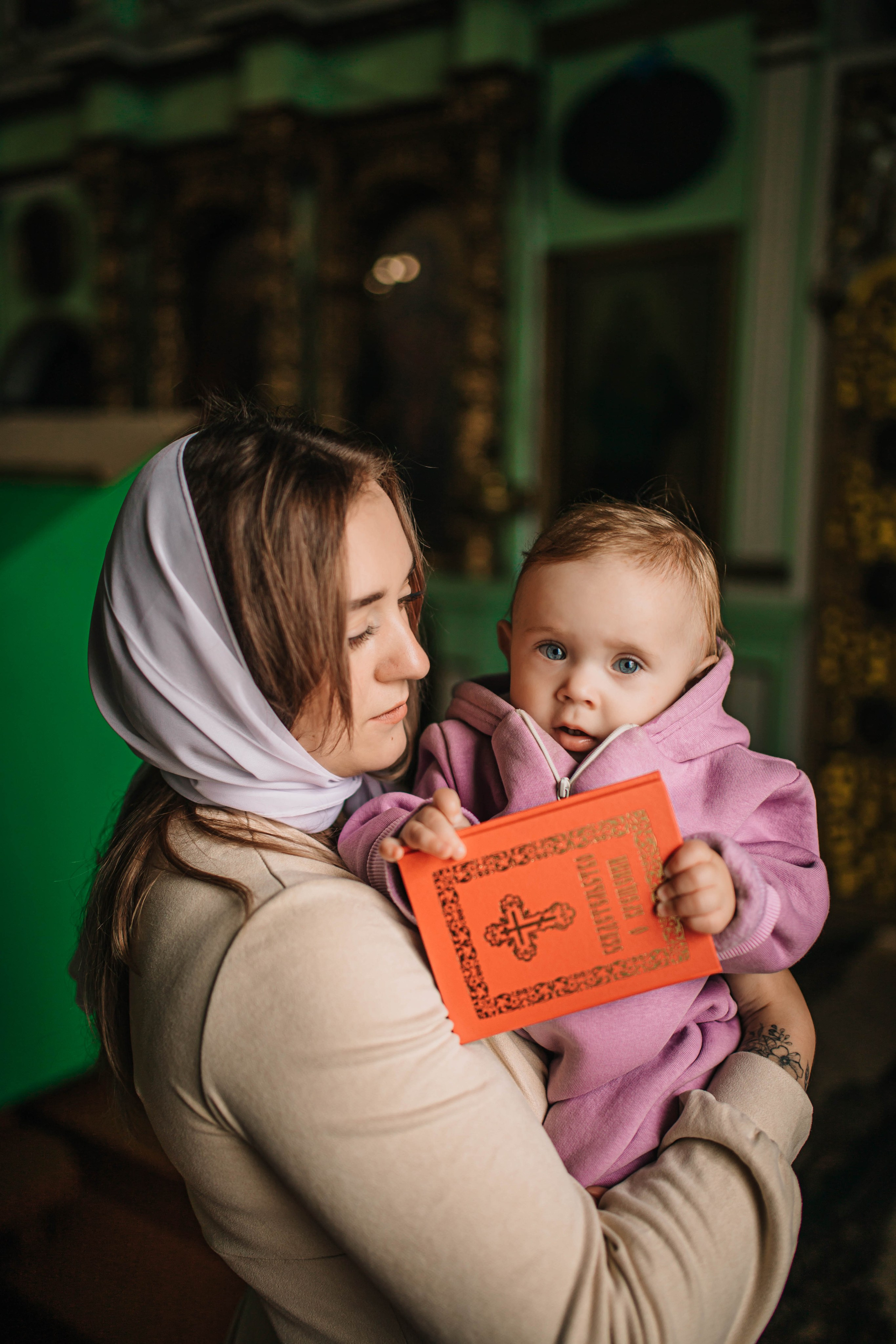 Крещение Варвары. Фотограф Дарья Маташкова