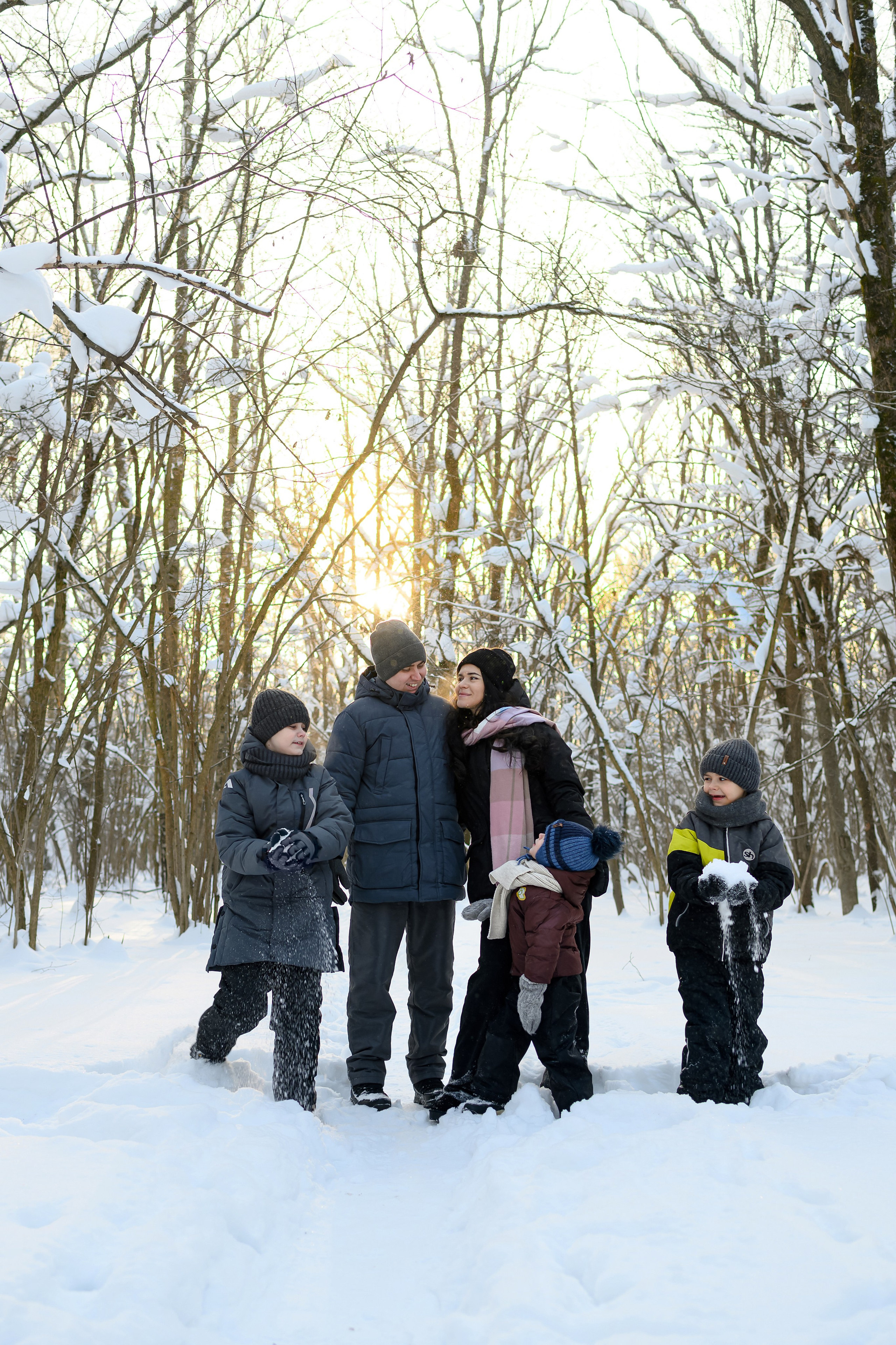 Зимние фотопрогулки. Семейный, детский фотограф в Москве Дегтярева Анастасия
