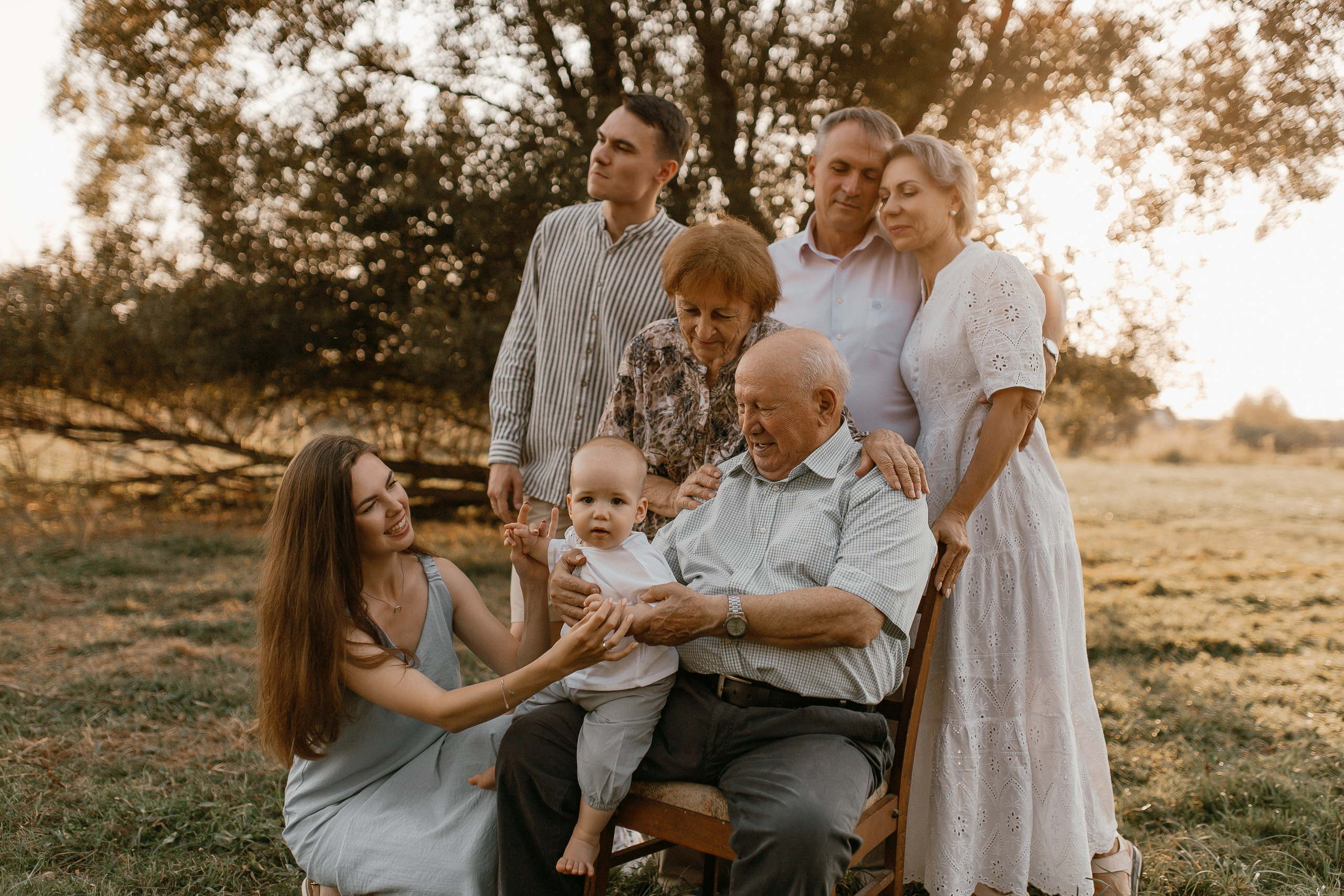 4 поколения. Семейный фотограф Губкин/Старый Оскол