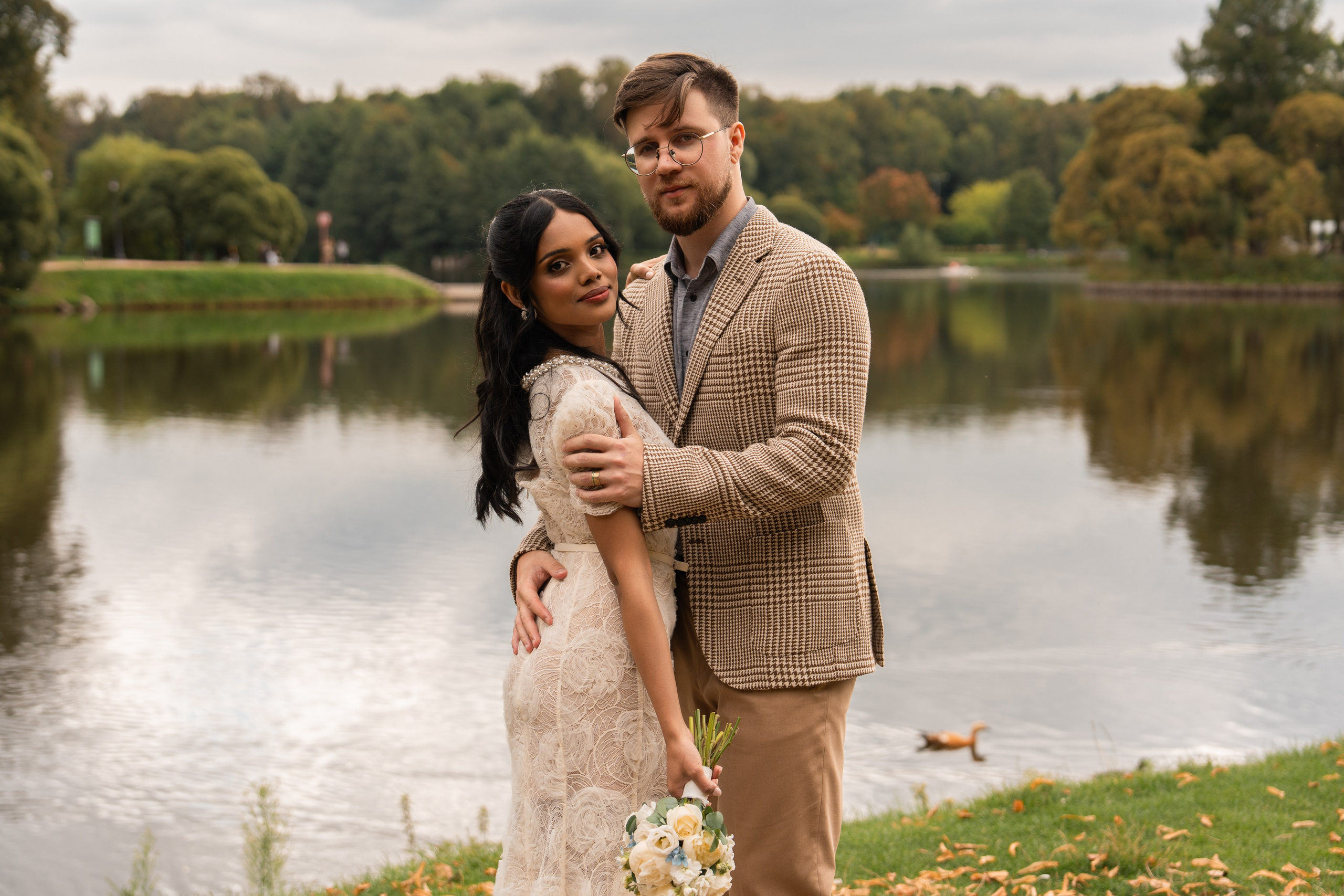 Максим и Харша, Царицыно. Свадебный фотограф в Москве Анна Полушина