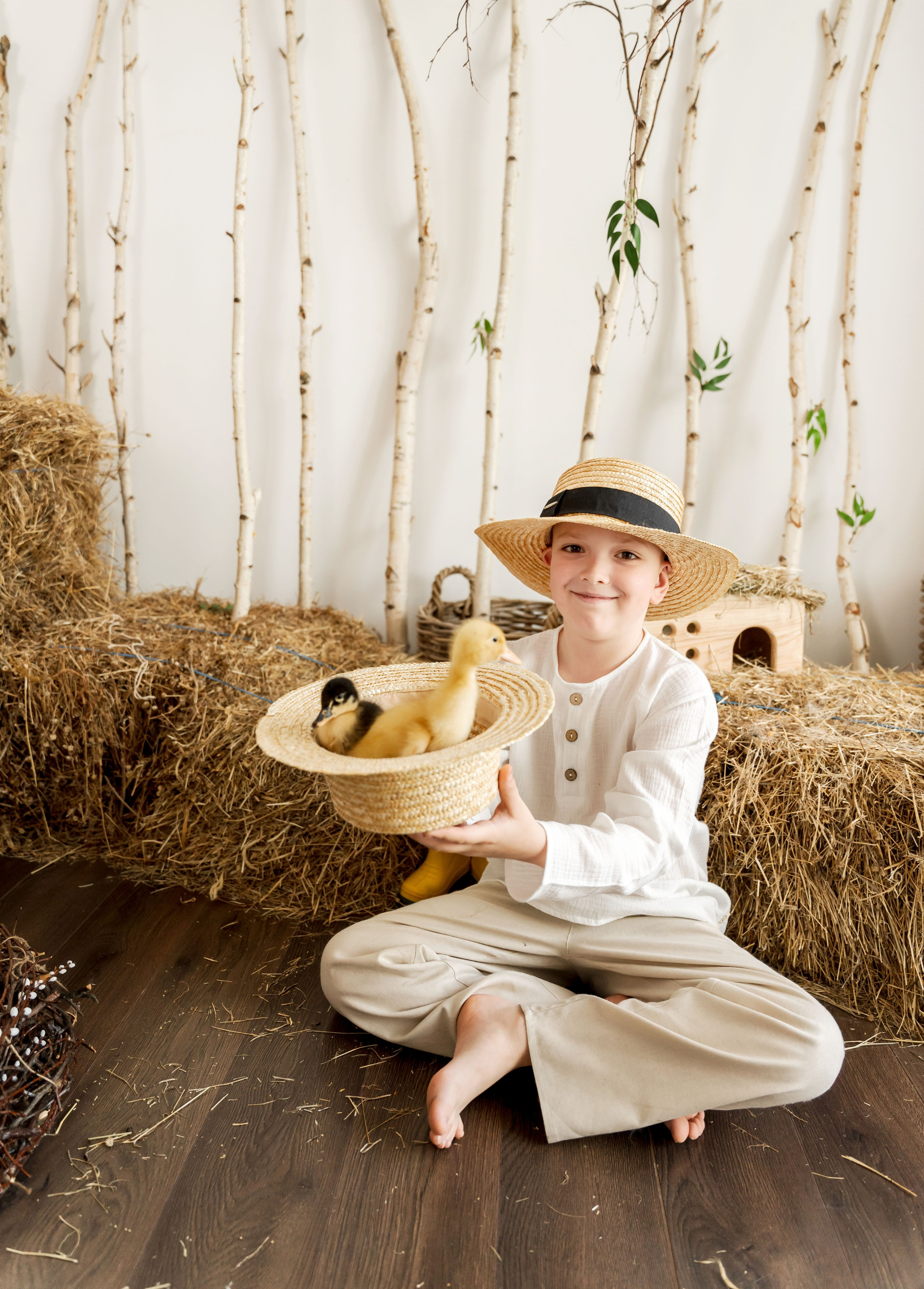 ПРОЕКТ «ПАСХАЛЬНЫЙ» С УТЯТАМИ. Фотограф в Ялте Инна Найден. Детский и семейный фотограф