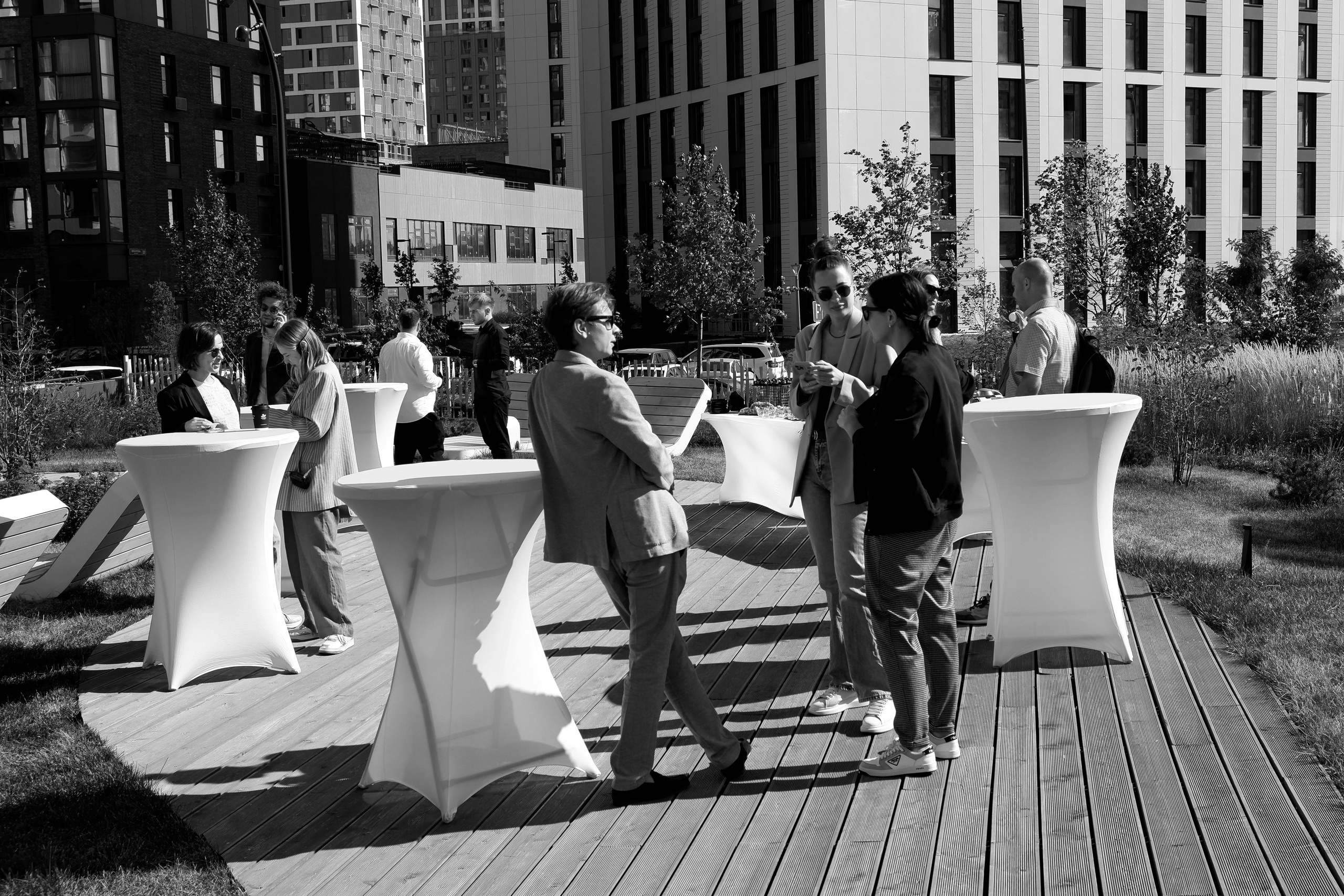 Пресс-тур благоустройства жилого комплекса Nagatino i-Land от Бюро А4. Михаил Мулач | Архитектурный фотограф