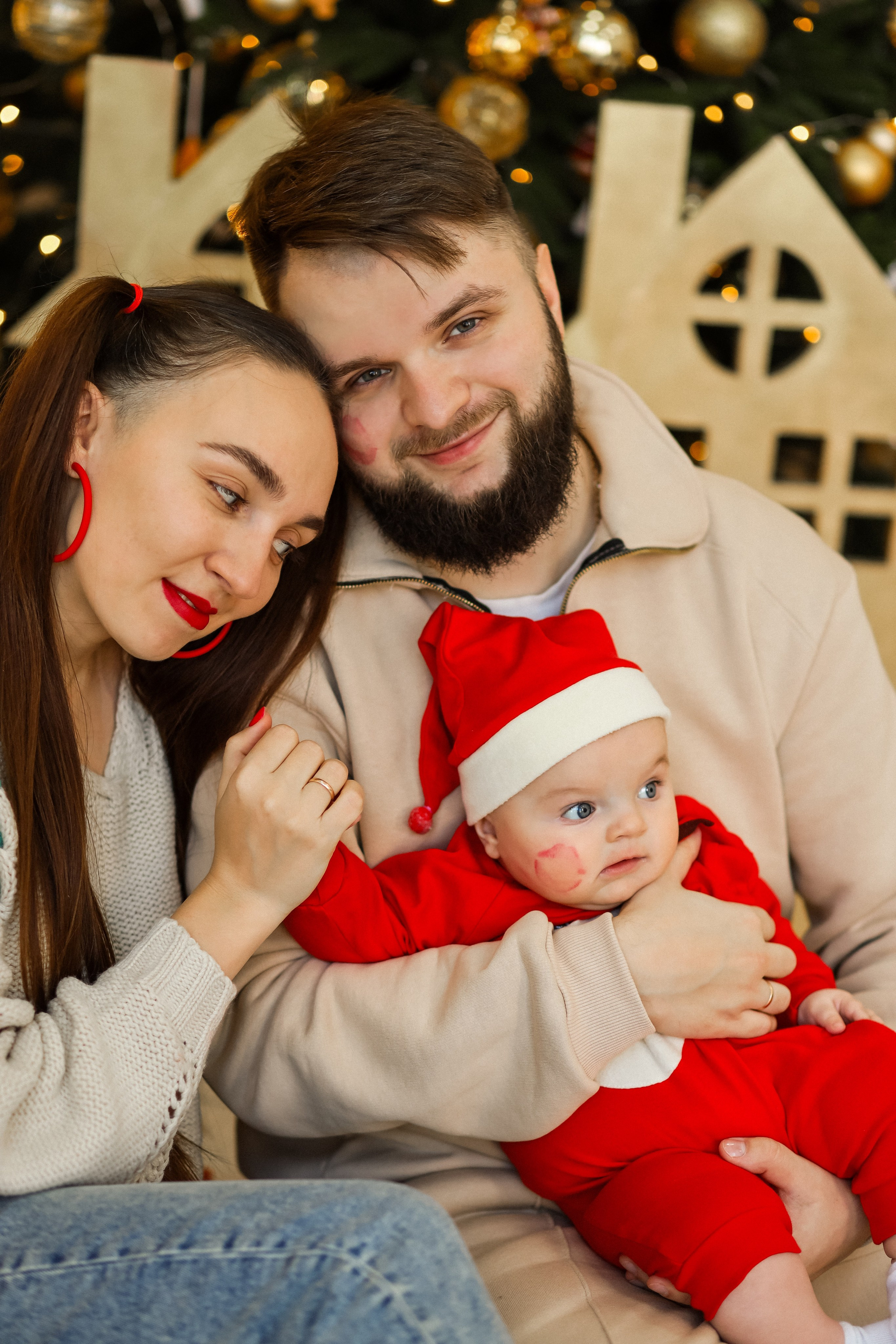 Екатерина, Дмитрий и Роберт новогодняя. Kharchenkotatianaweddingphoto