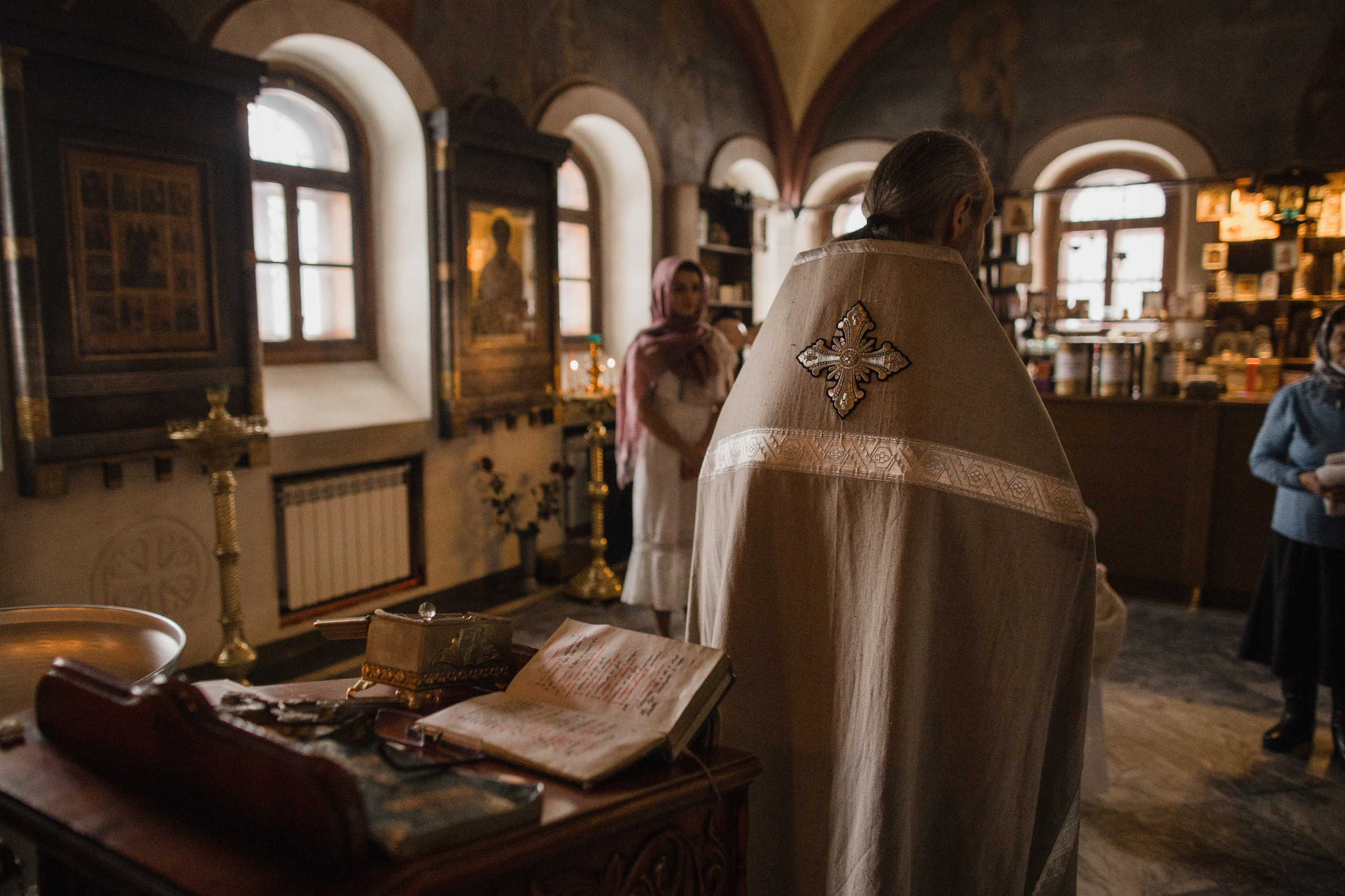 Крещение. Репортажный и свадебный фотограф в Москве Лена Таращенко