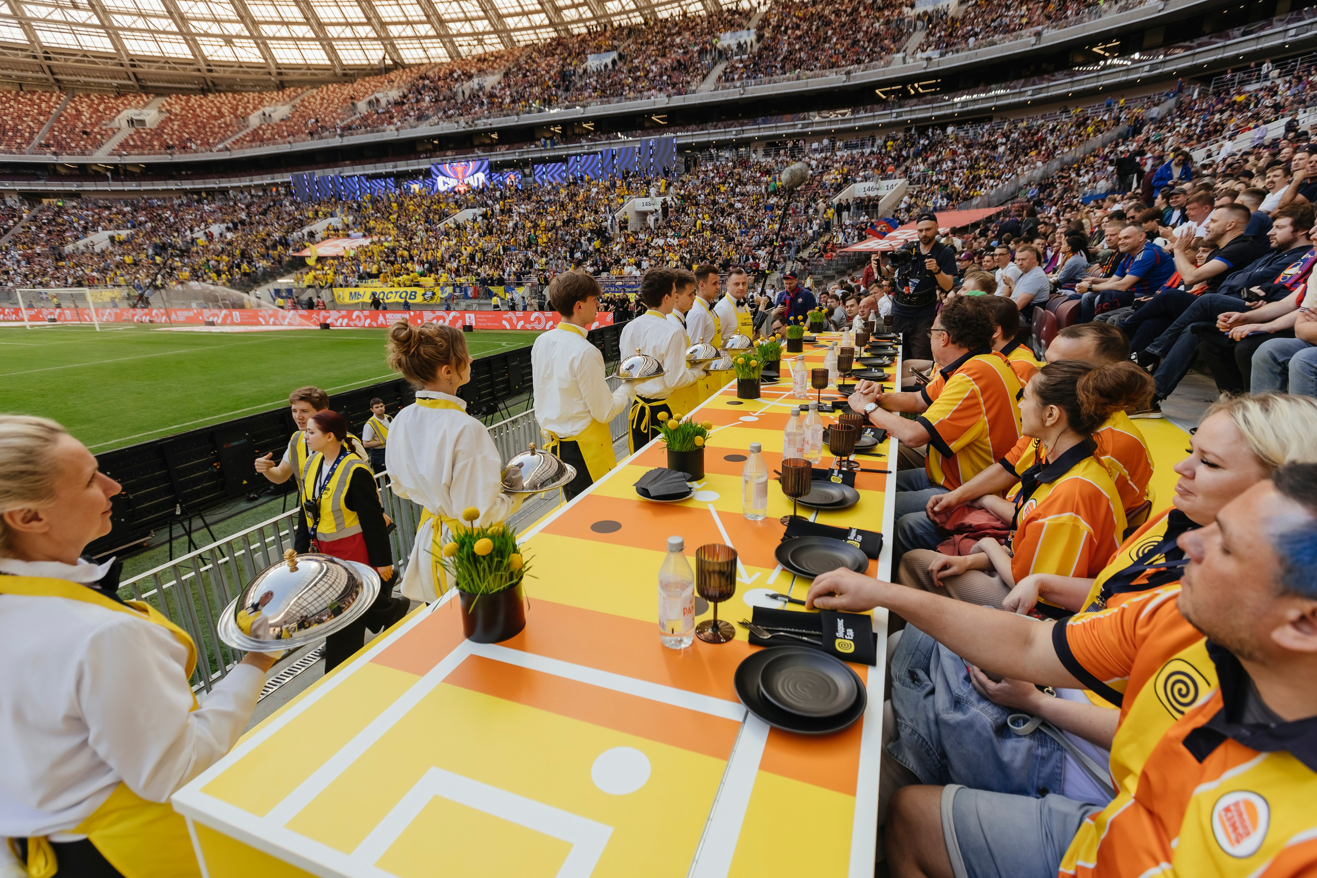 Яндекс Еда x Burger King На финале кубка России по футболу. Репортажный, event, концертный и backstage фотограф из Москвы Виталий Кривцов