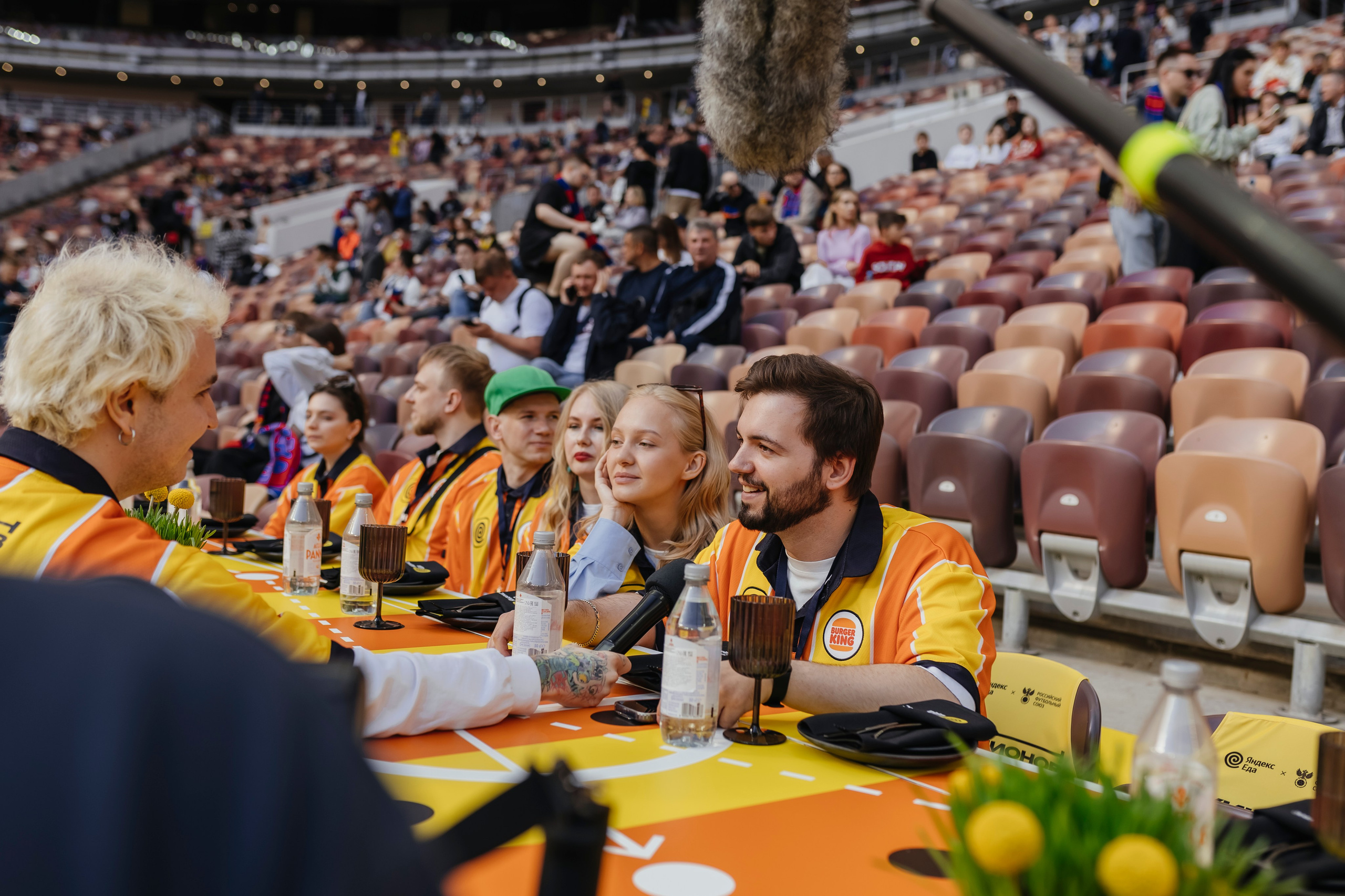 Яндекс Еда x Burger King На финале кубка России по футболу. Репортажный, event, концертный и backstage фотограф из Москвы Виталий Кривцов