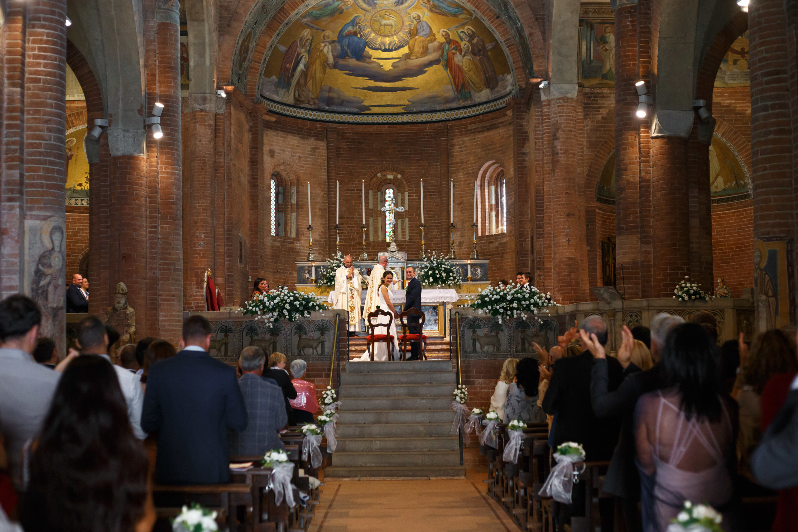 Franceska & Edward, католическое венчание в Италии. Свадебный и репортажный фотограф (Москва, Королев и другие)