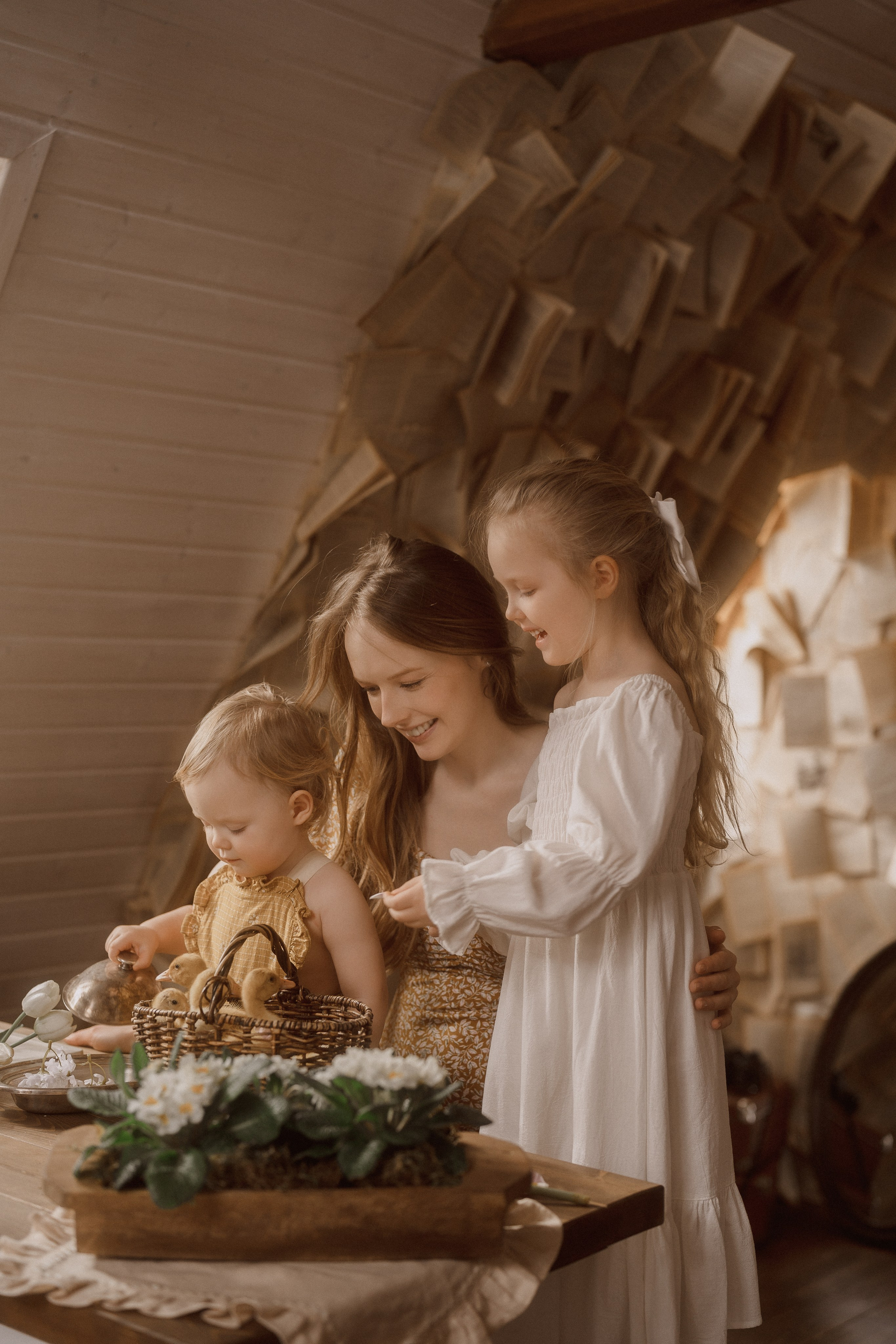 Семейная фотосессия г. Пушкино. Николь, Мия и Александра. Семейный и детский фотограф в Сергиев Посаде, Хотьково Якимчук Любовь