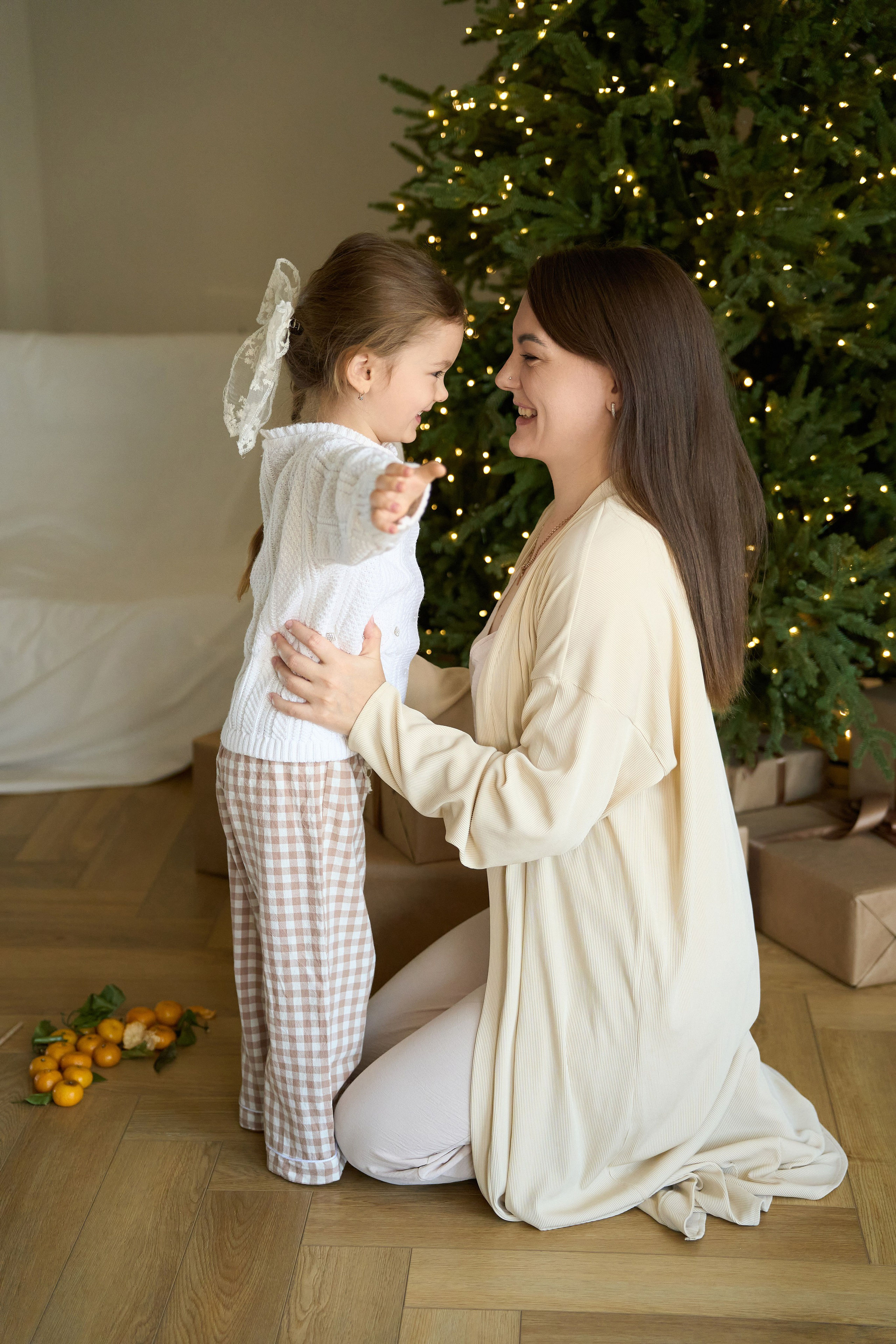 Дина и Есения Новогодняя история. Фотограф из Владивостока Юлия Черепова