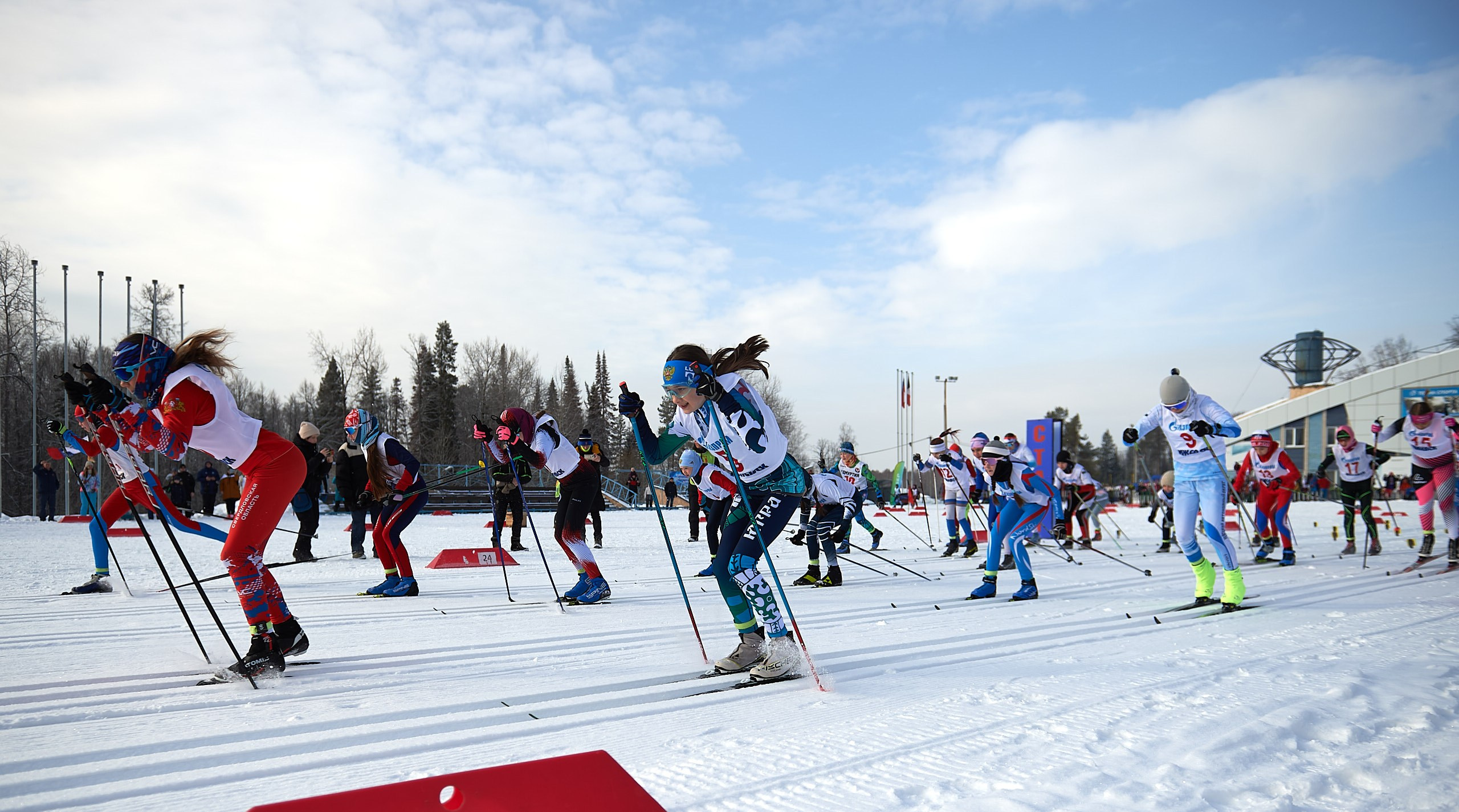 Всероссийские соревнования по лыжным гонкам «Пионерская правда». Ижевс. Спортивный репортажный фотограф в Ижевске Сергей Мерзляков