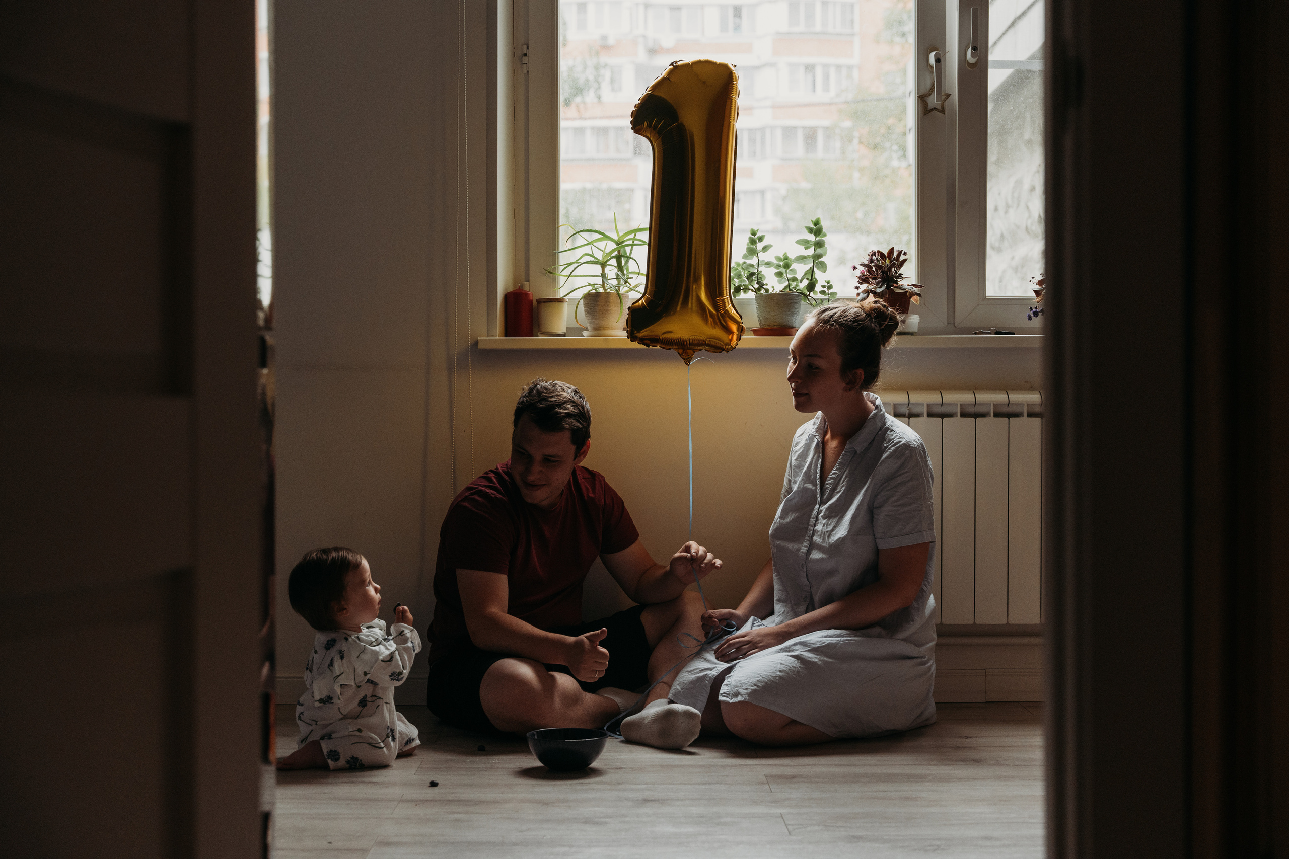 Первый день рождения. Семейный и детский фотограф в Москве