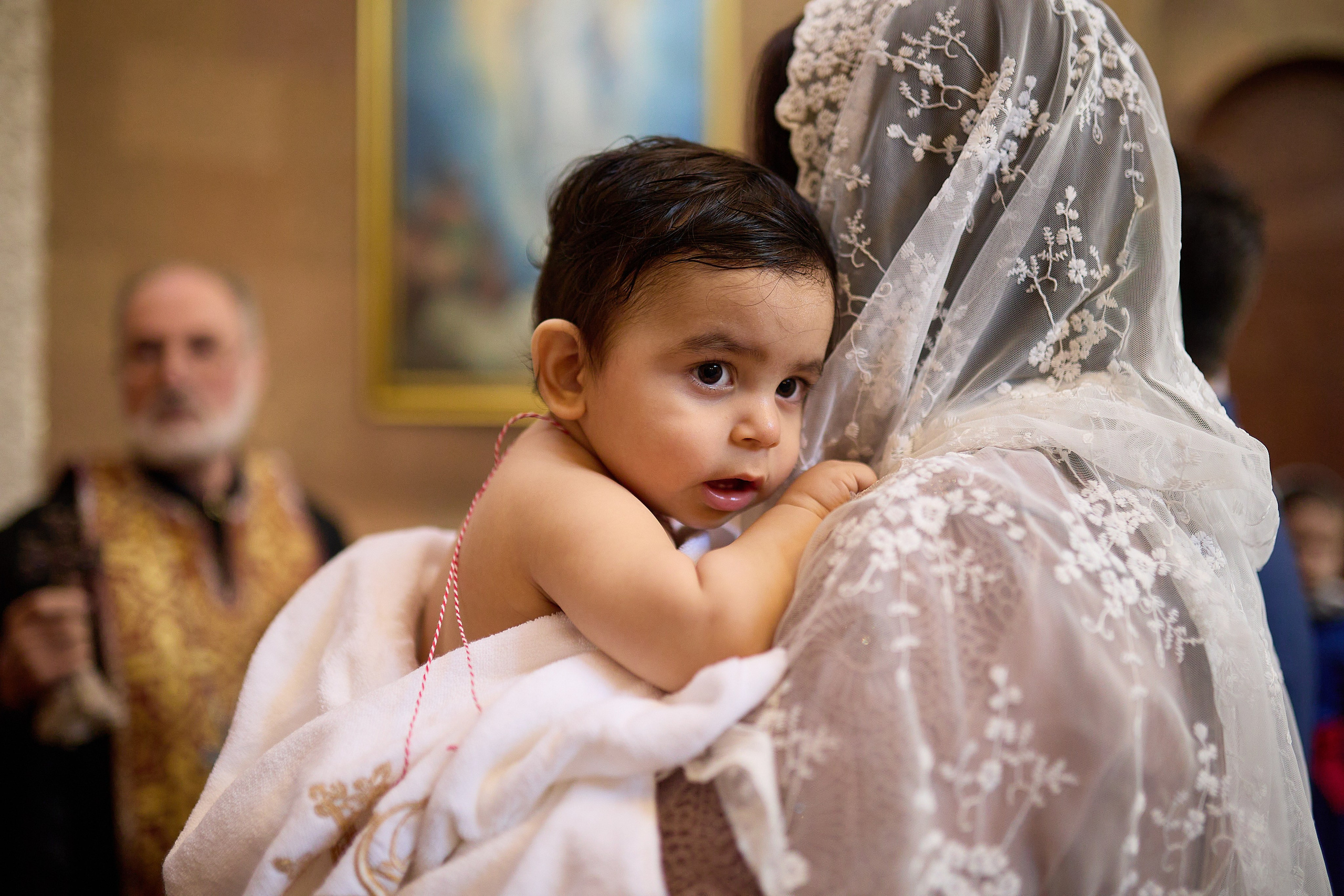 Съемка таинства крещения. Фотограф Эдуард Леньков. Ростов-на-Дону