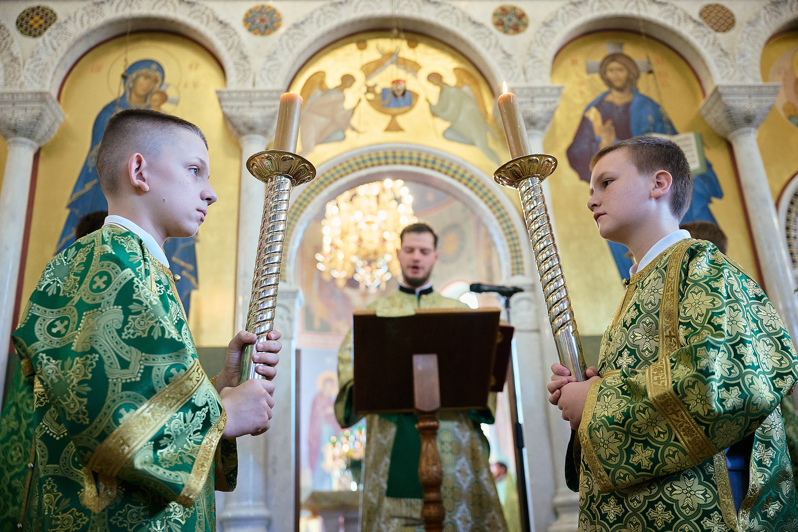 Престольный праздник в храме преподобного Сергия Радонежского в Солнцево. Фотограф Елена Думби