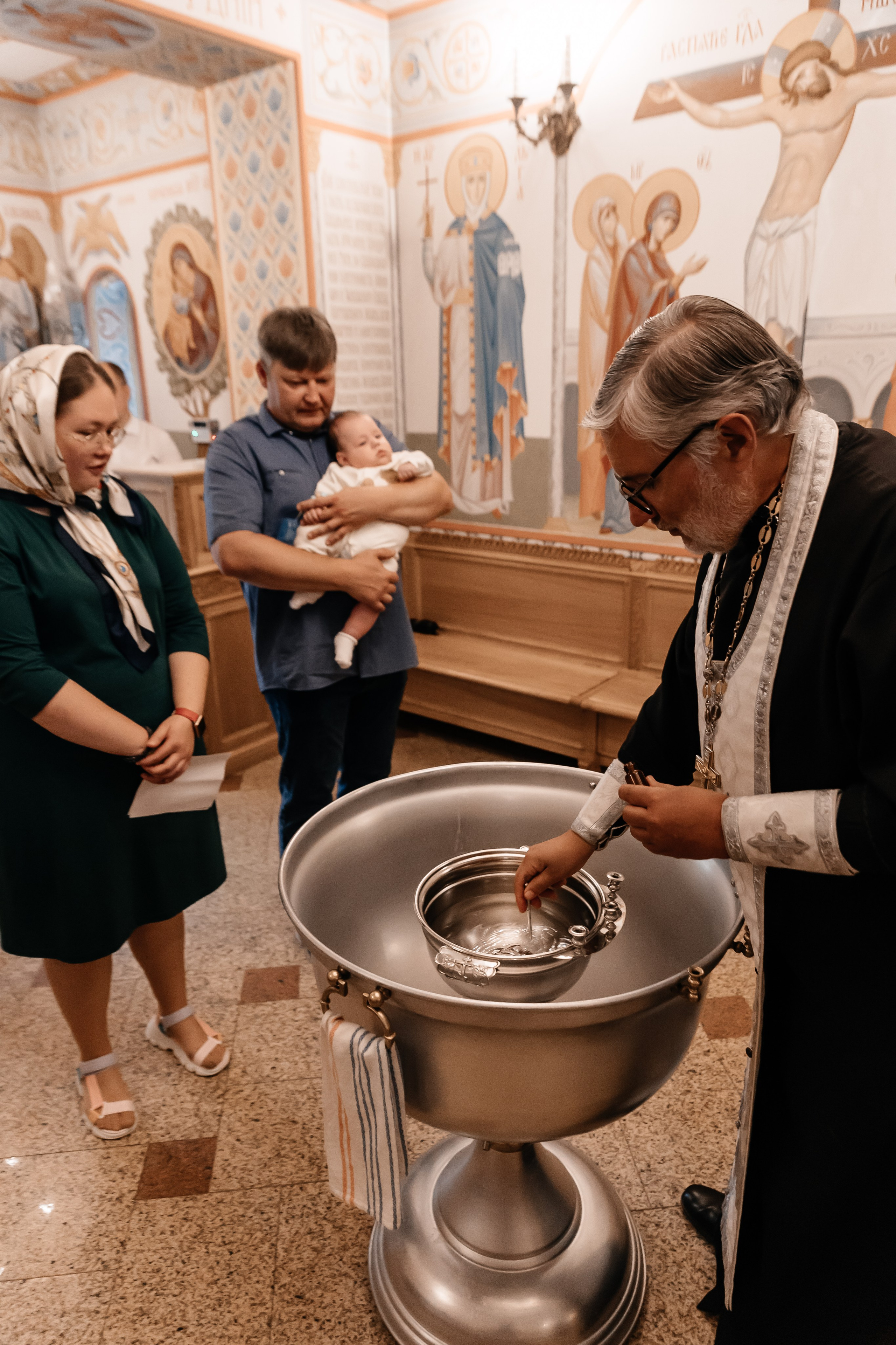 Крещение Максима. Семейный фотограф Минск Усова Ольга