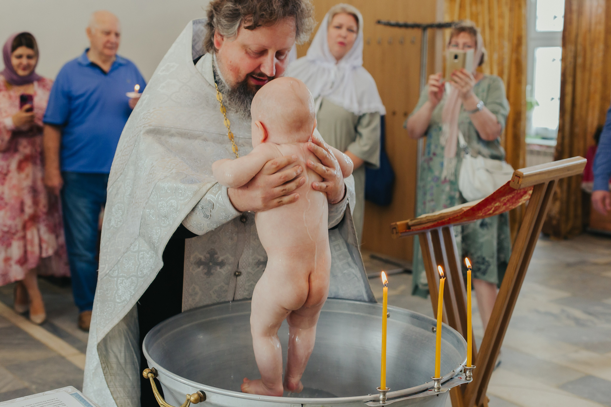 Фотосъемка Крещения в Сергиевом Посаде. Фотограф новорожденных и детский в Сергиевом Посаде Кругликова Юлия