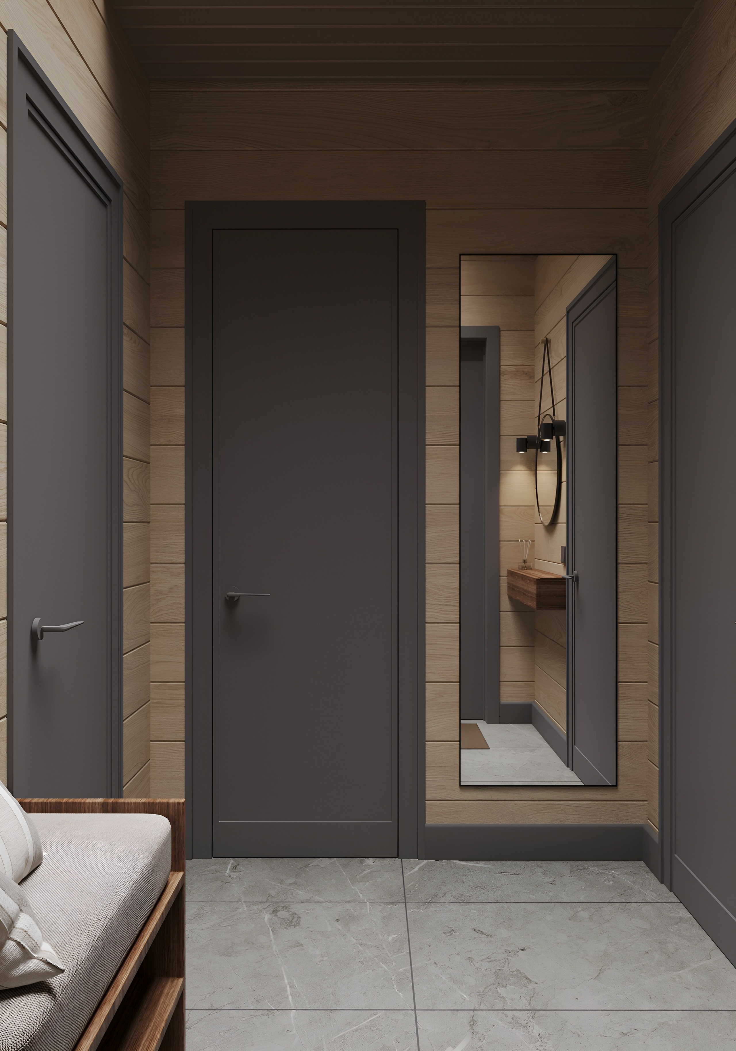 Прихожая. 3D Визуализация интерьеров жилых и коммерческих помещений