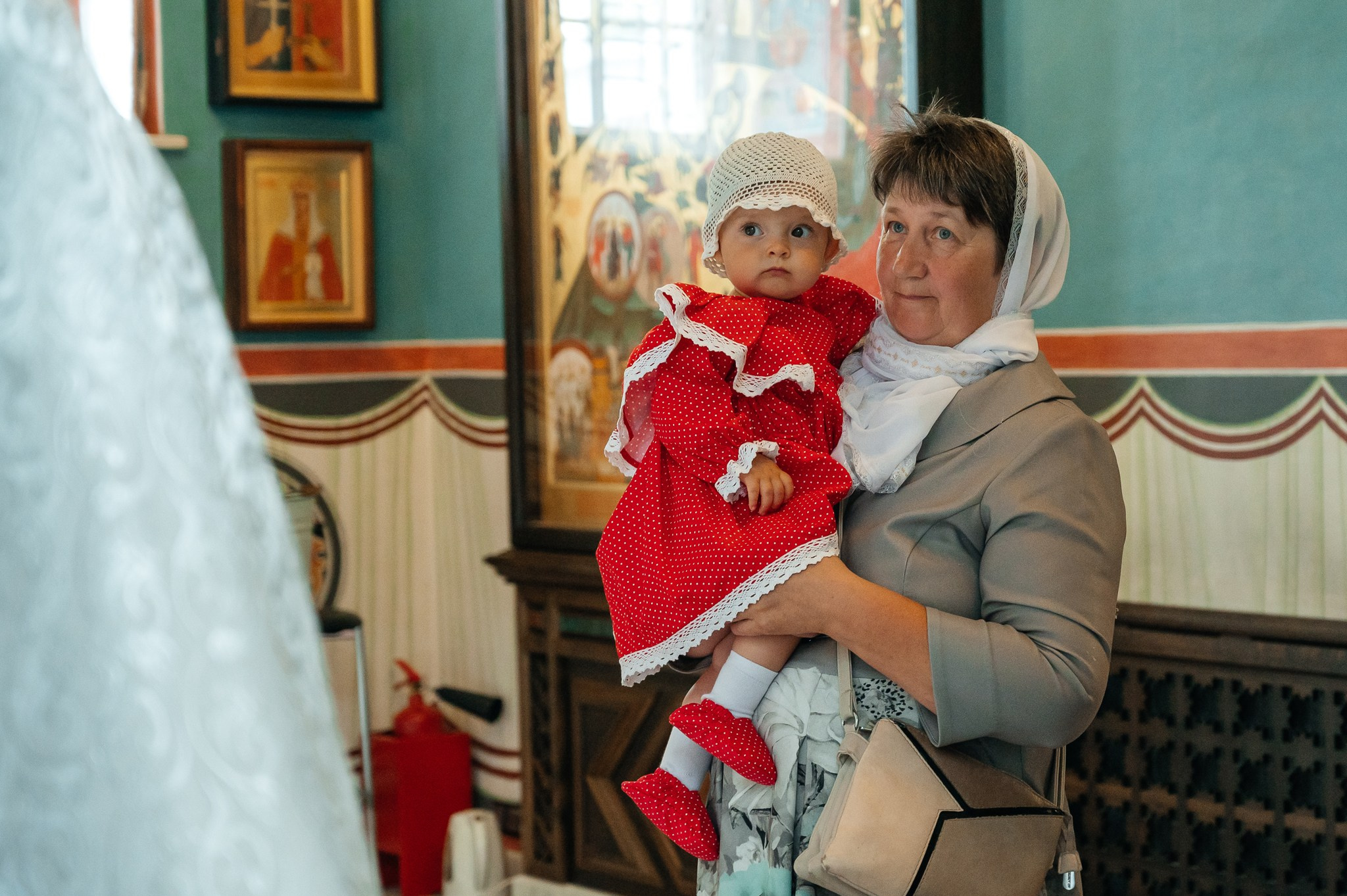 Крещение в храме. Свадебный и семейный фотограф из Санкт-Петербурга Климов Анатолий