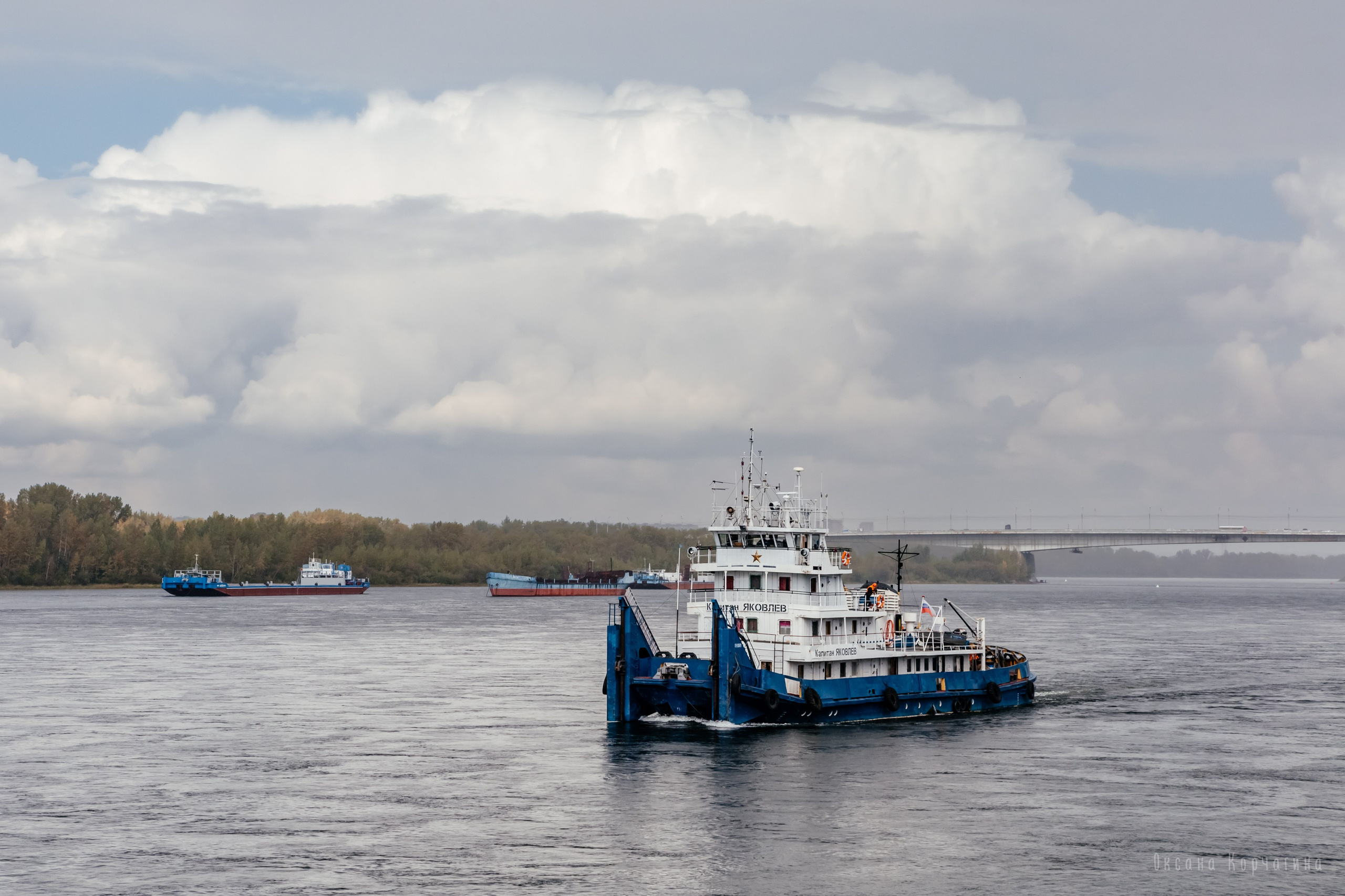 Речной порт. Фотограф в Красноярске Оксана Корчагина