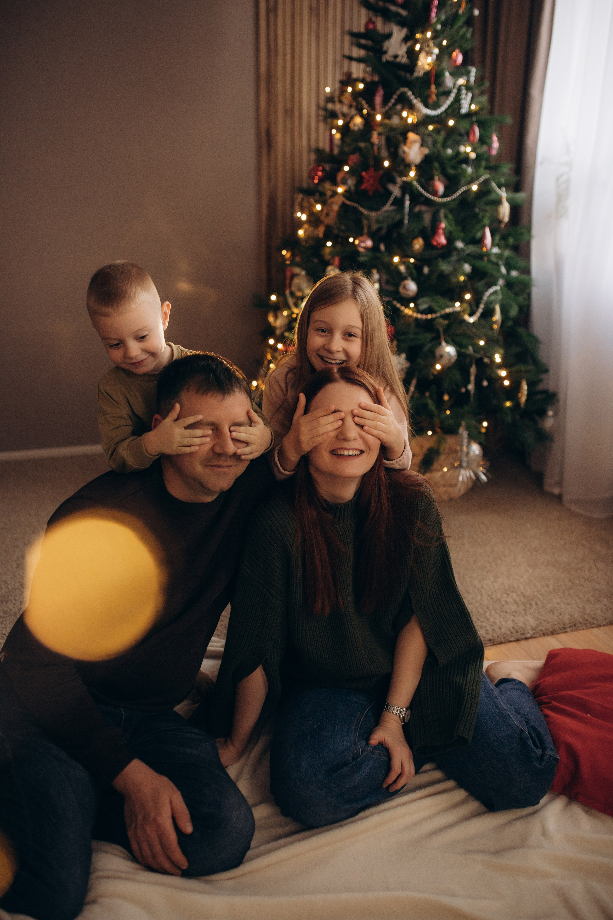 Новый год дома). Семейный и детский фотограф в Краснодаре Катя Гор