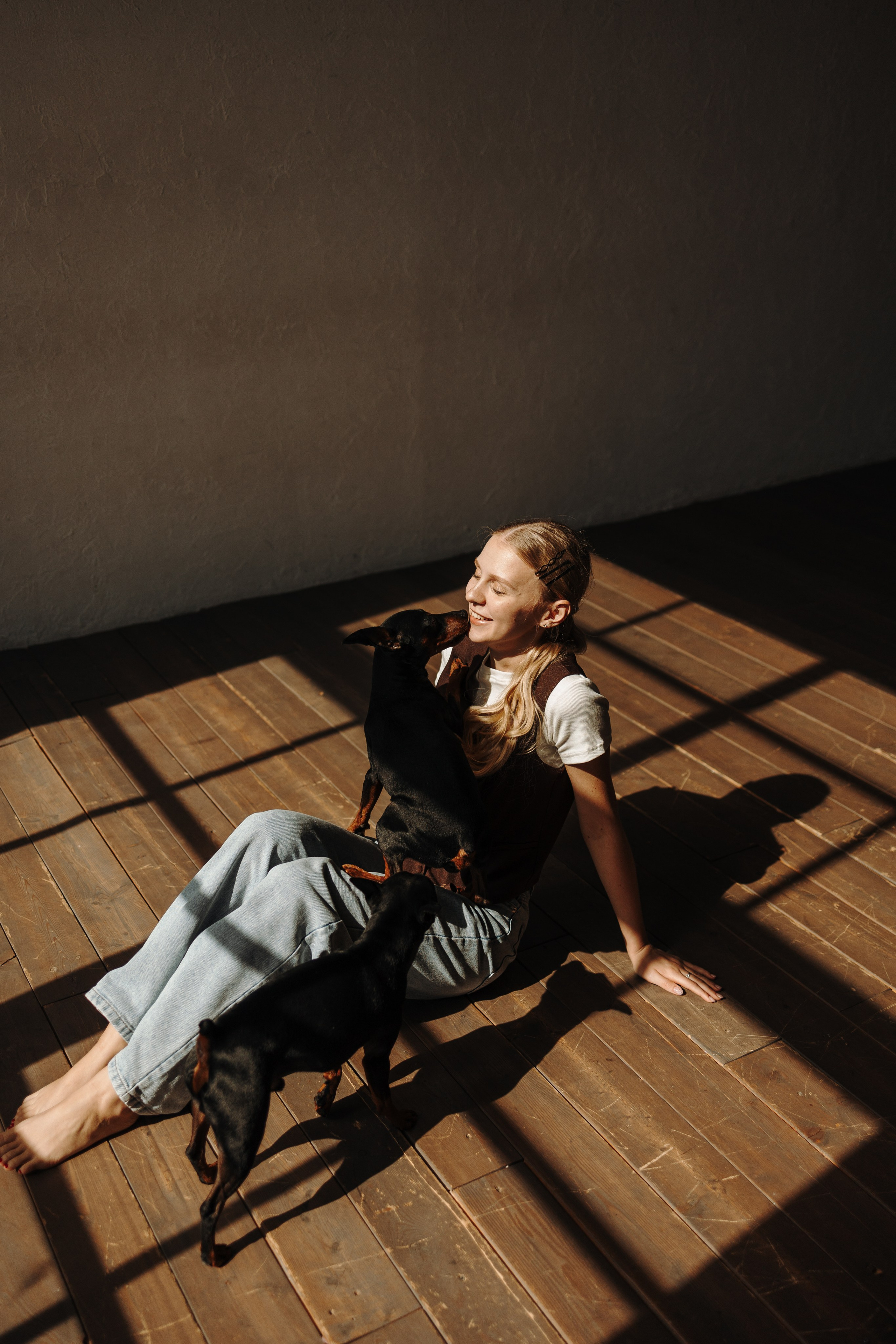 Катя и ее мальчики. Фотограф — Анималист | Санкт-Петербург