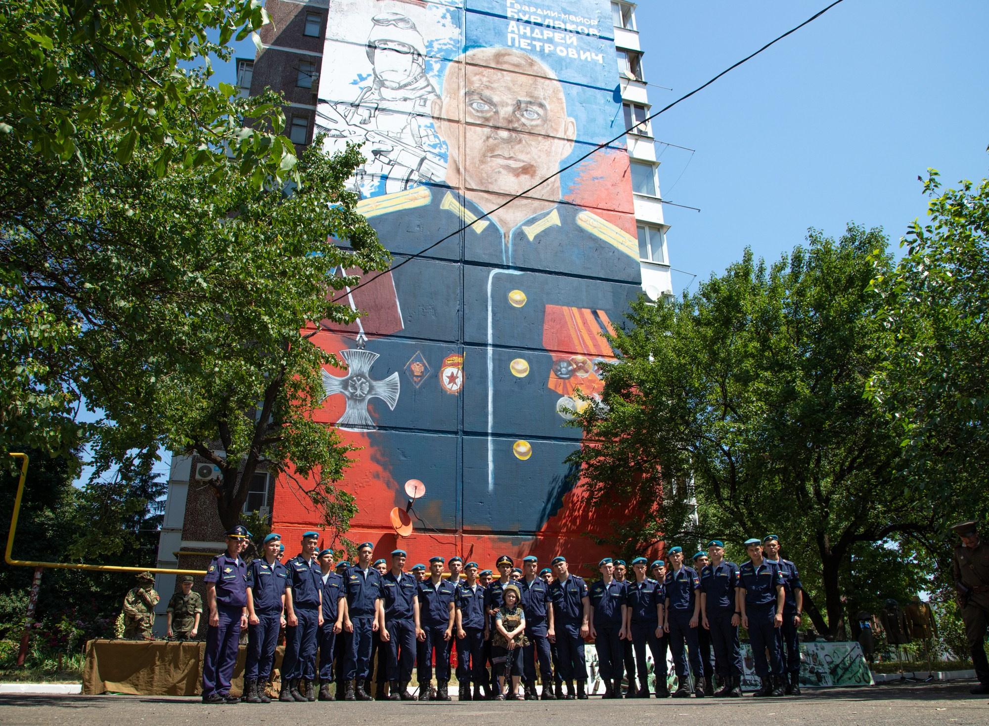 Открытие муралов памяти Героев СВО. Репортажный, промышленный и маркетплейс-фотограф Дмитрий Чернат