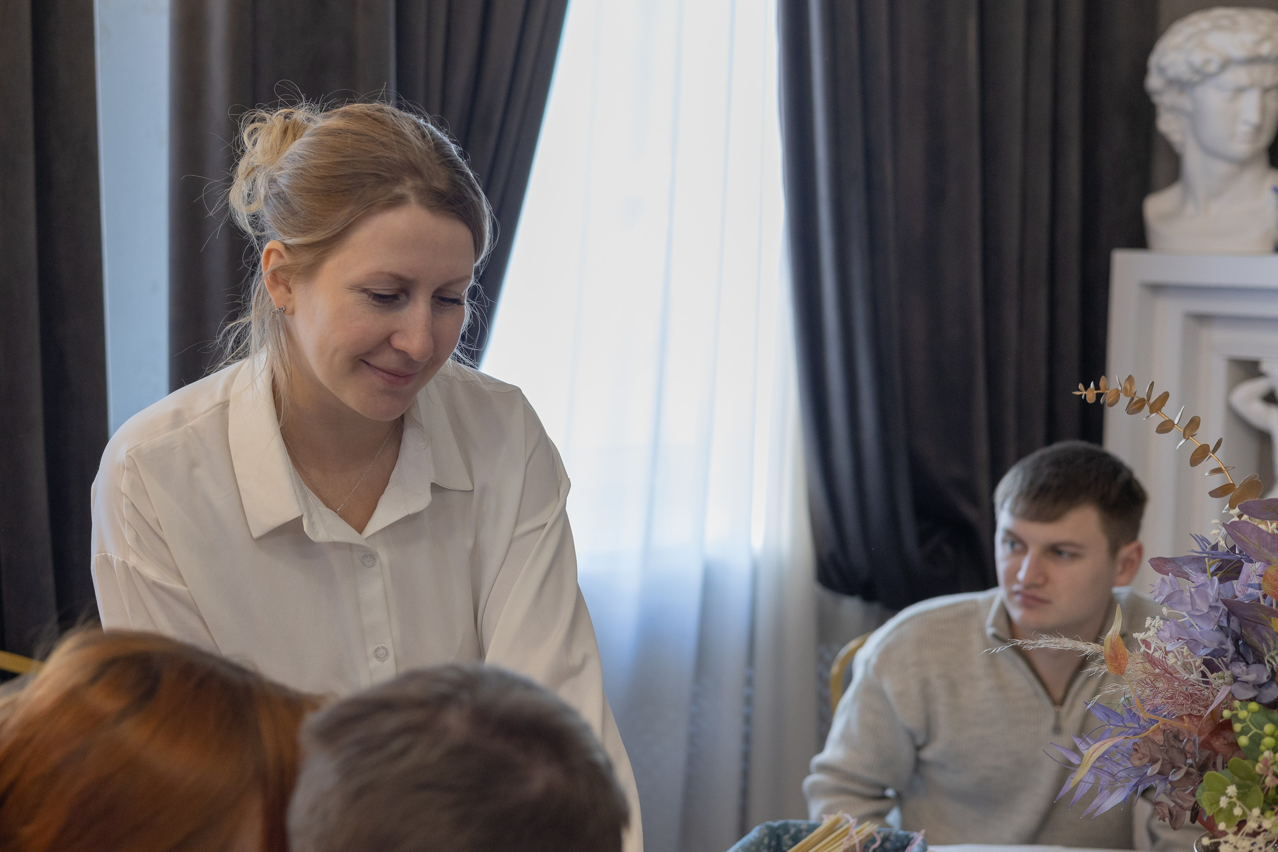 Свадебное чаепитие для молодоженов