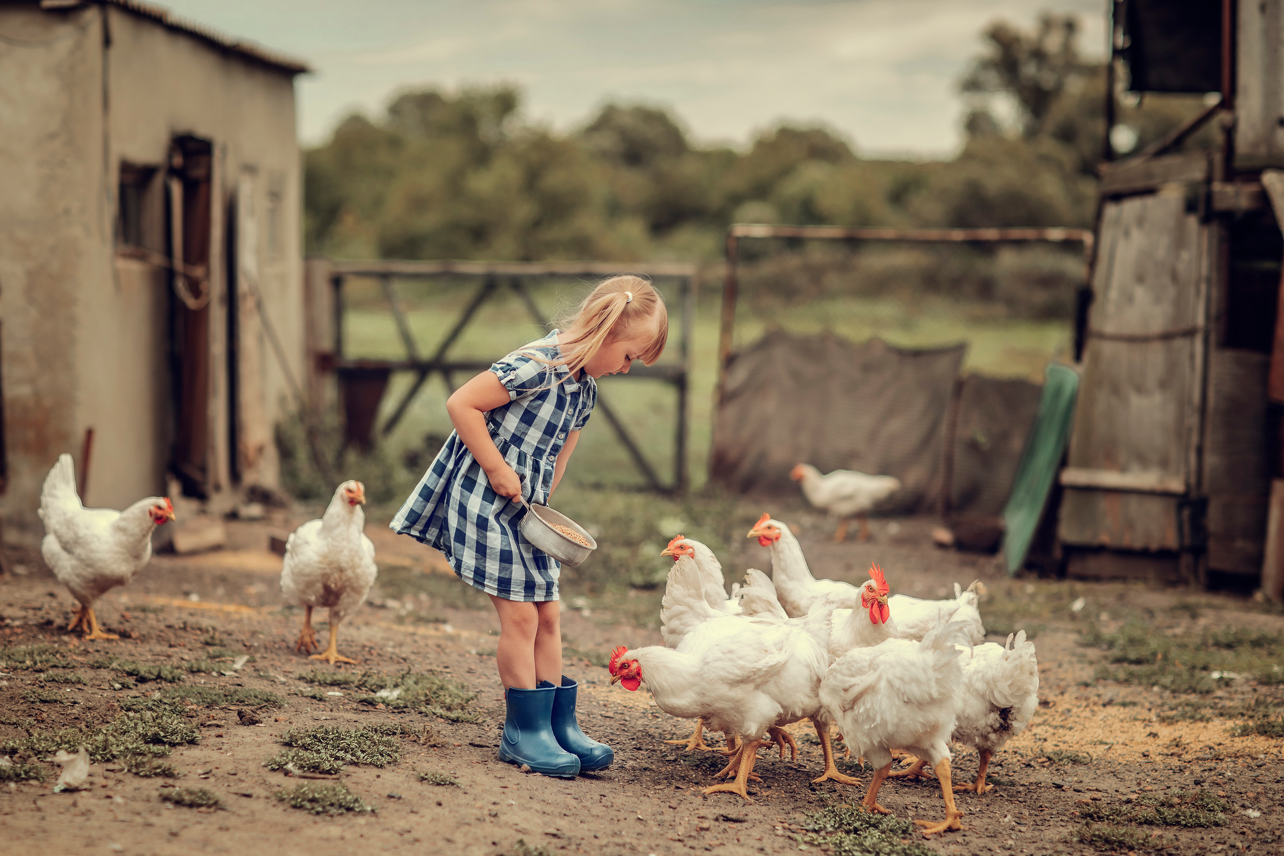 «Деревенские будни». Фотограф на крещение Воскресенск/Егорьевск/Коломна Елена Демик