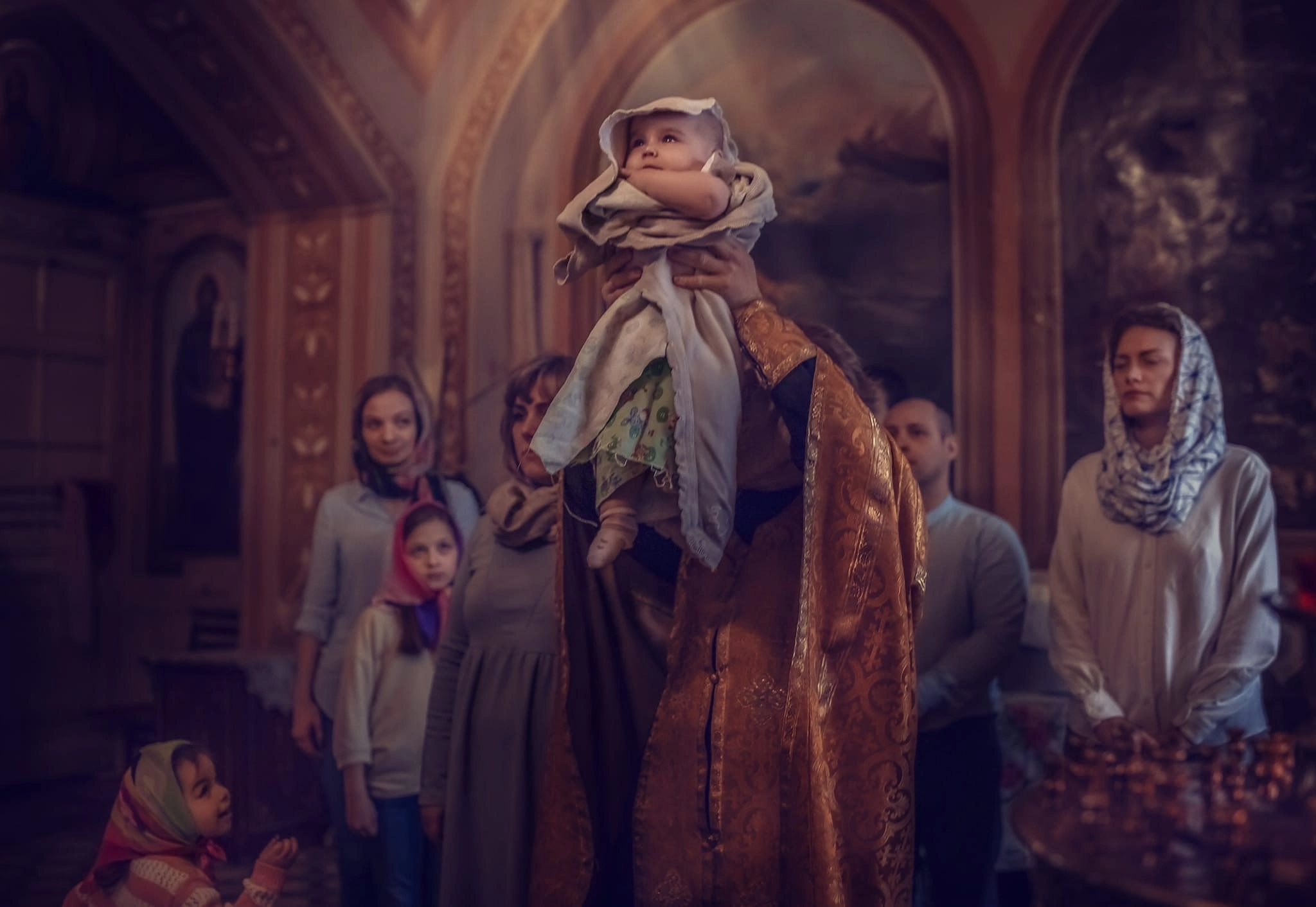 «Таинство Крещения». Фотограф на крещение Воскресенск/Егорьевск/Коломна Елена Демик