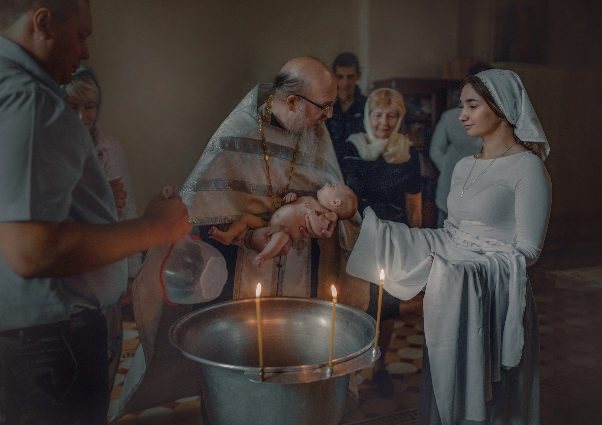 «Таинство Крещения». Фотограф на крещение Воскресенск/Егорьевск/Коломна Елена Демик