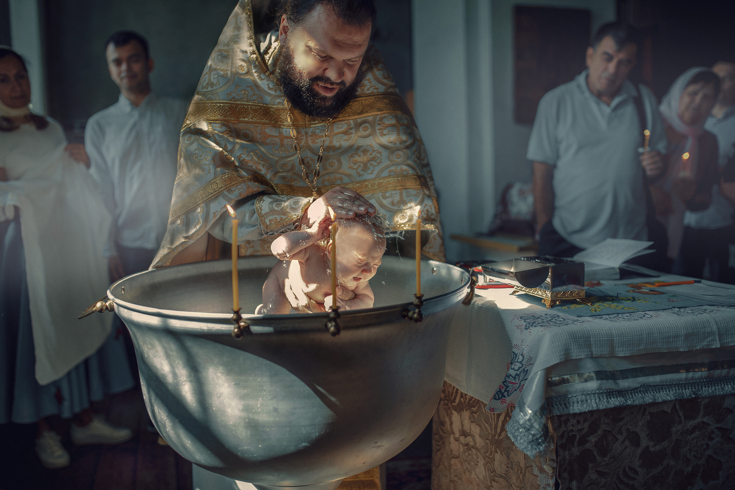 «Таинство Крещения». Фотограф на крещение Воскресенск/Егорьевск/Коломна Елена Демик