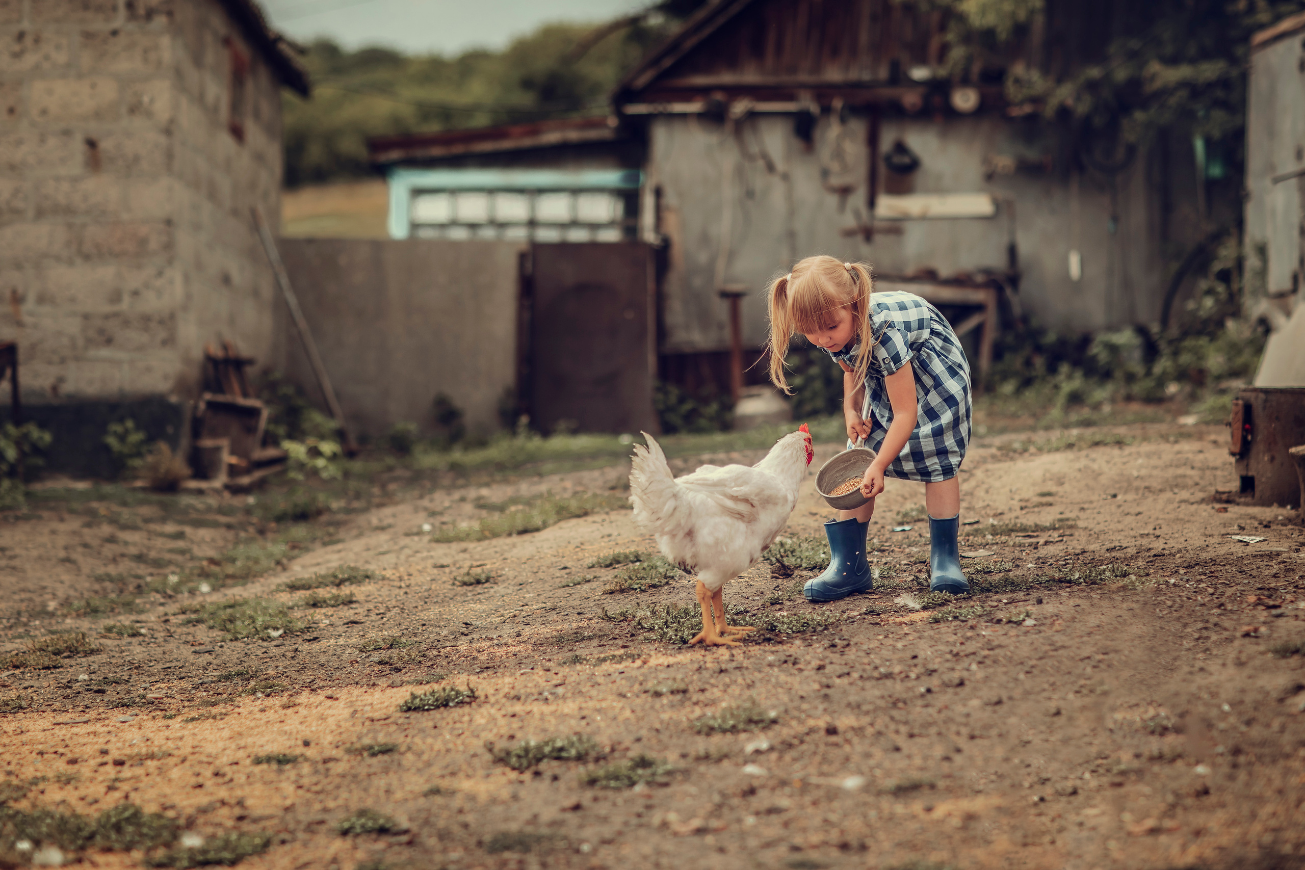«Деревенские будни». Фотограф на крещение Воскресенск/Егорьевск/Коломна Елена Демик
