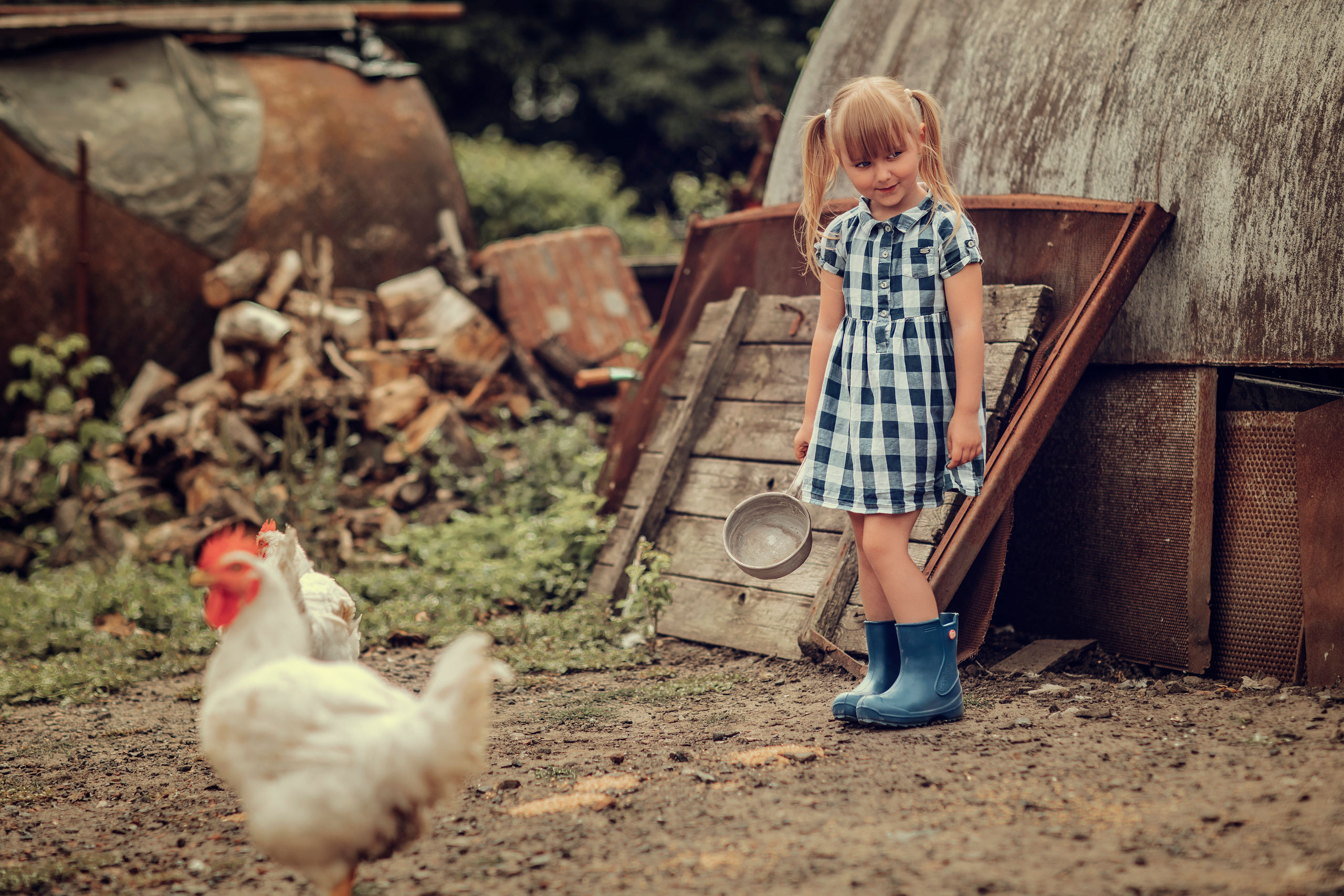 «Деревенские будни». Фотограф на крещение Воскресенск/Егорьевск/Коломна Елена Демик
