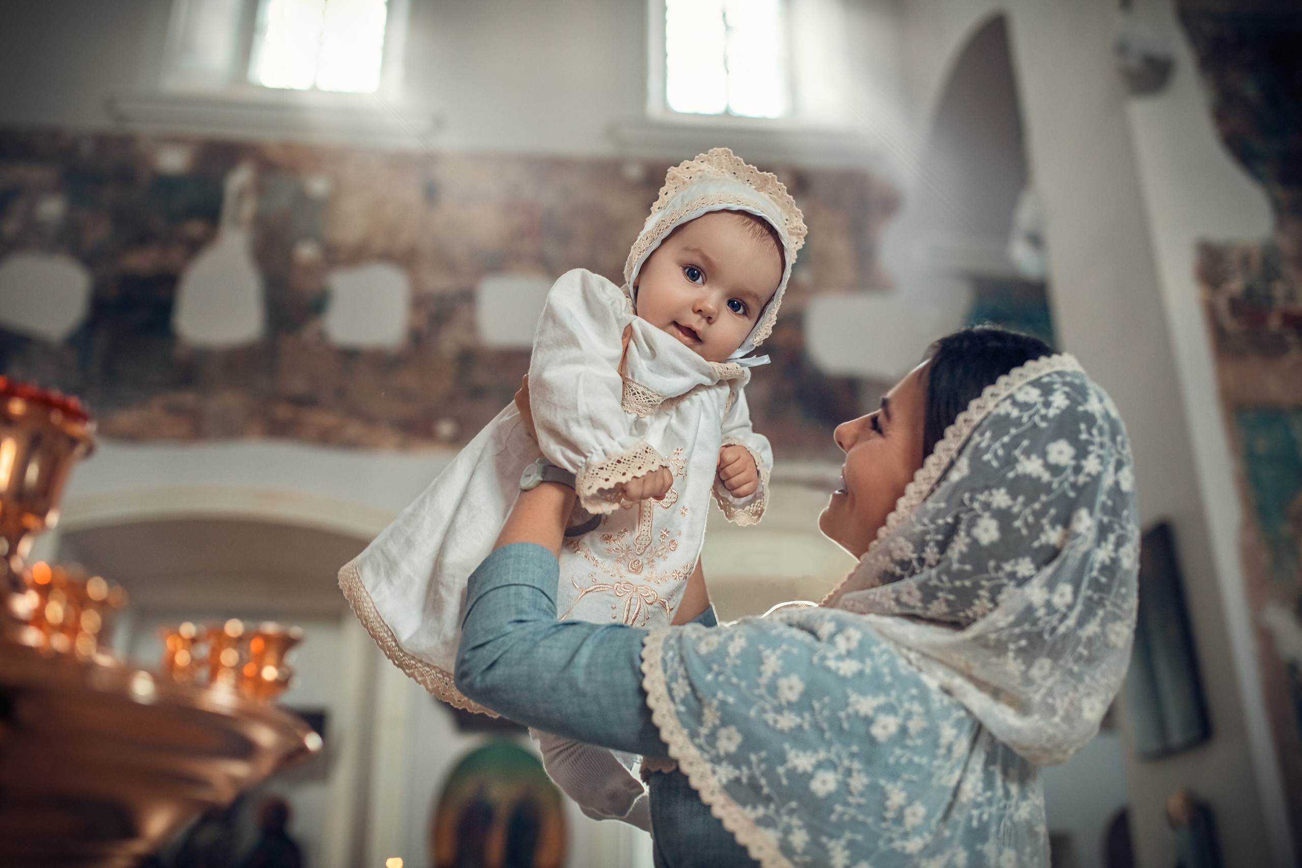 «Таинство Крещения». Фотограф на крещение Воскресенск/Егорьевск/Коломна Елена Демик