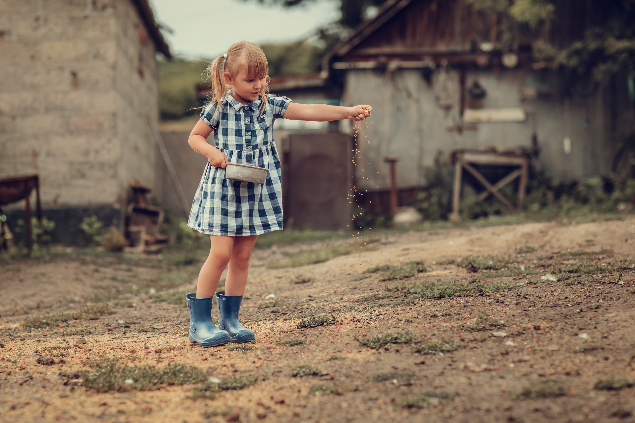 «Деревенские будни». Фотограф на крещение Воскресенск/Егорьевск/Коломна Елена Демик