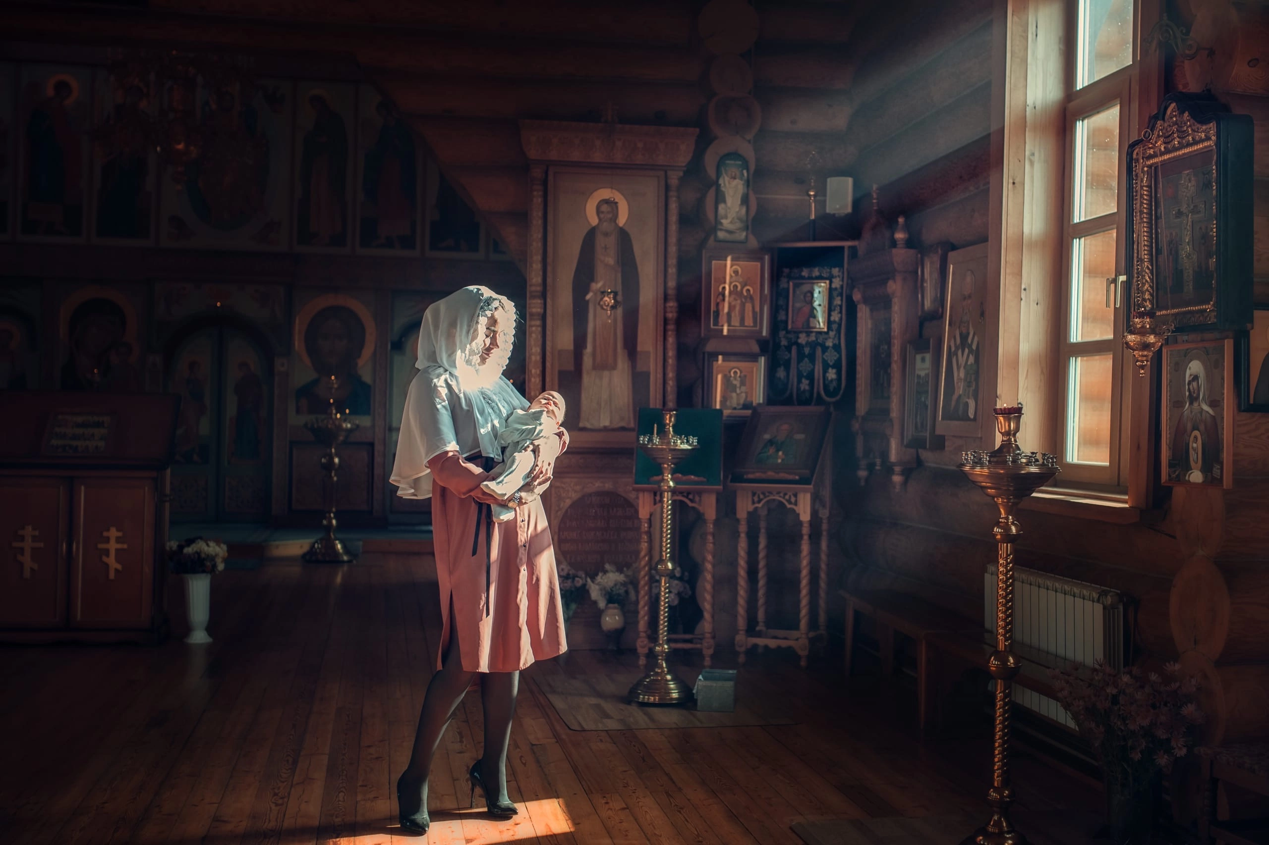 «Таинство Крещения». Фотограф на крещение Воскресенск/Егорьевск/Коломна Елена Демик