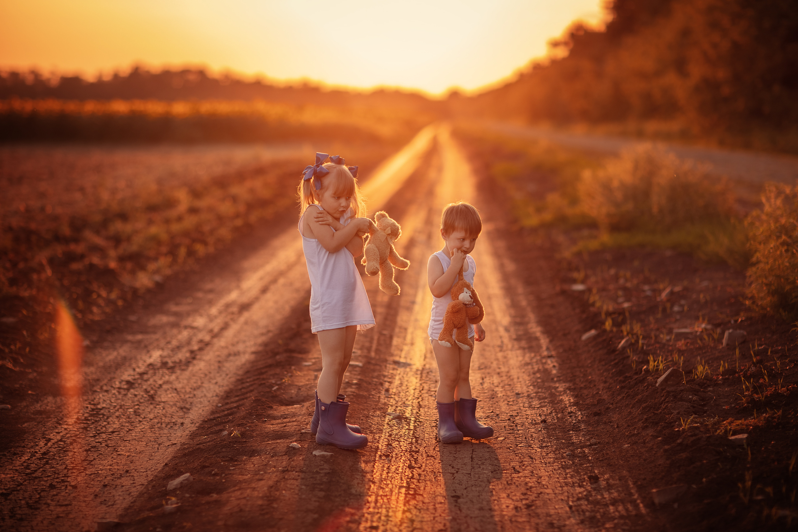 На закате «Зарисовки лета». Фотограф на крещение Воскресенск/Егорьевск/Коломна Елена Демик