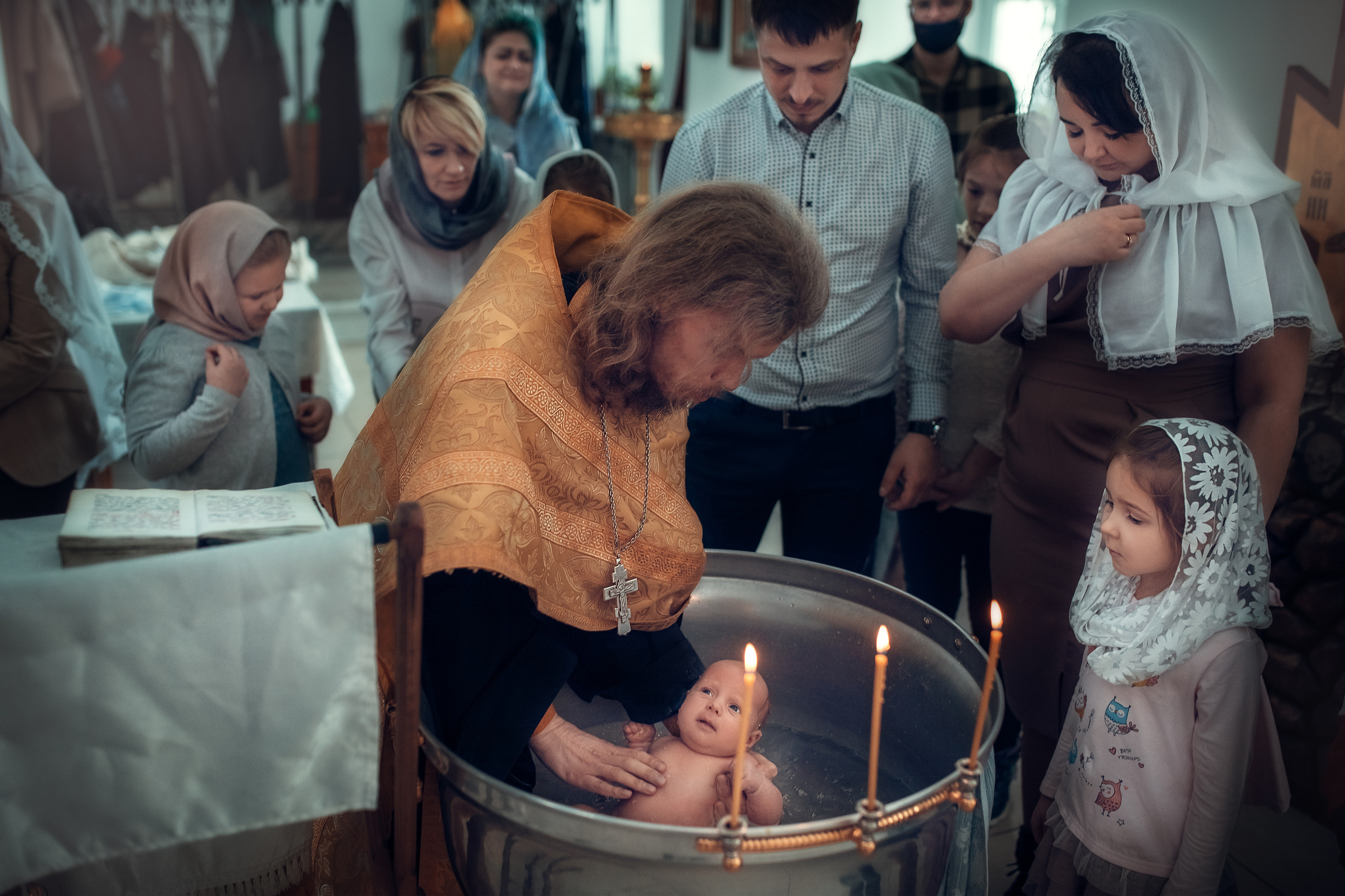 «Таинство Крещения». Фотограф на крещение Воскресенск/Егорьевск/Коломна Елена Демик