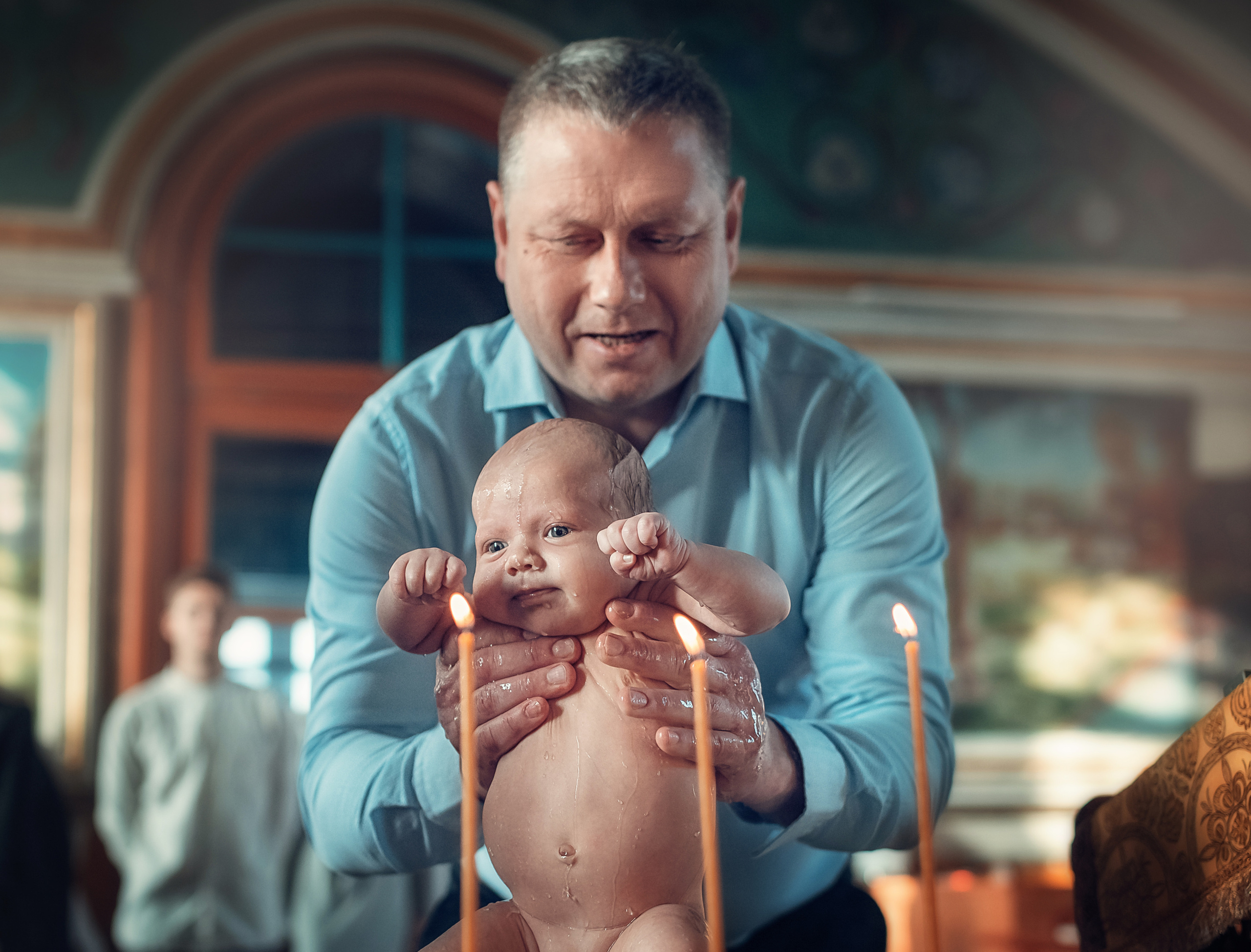 «Таинство Крещения». Фотограф на крещение Воскресенск/Егорьевск/Коломна Елена Демик