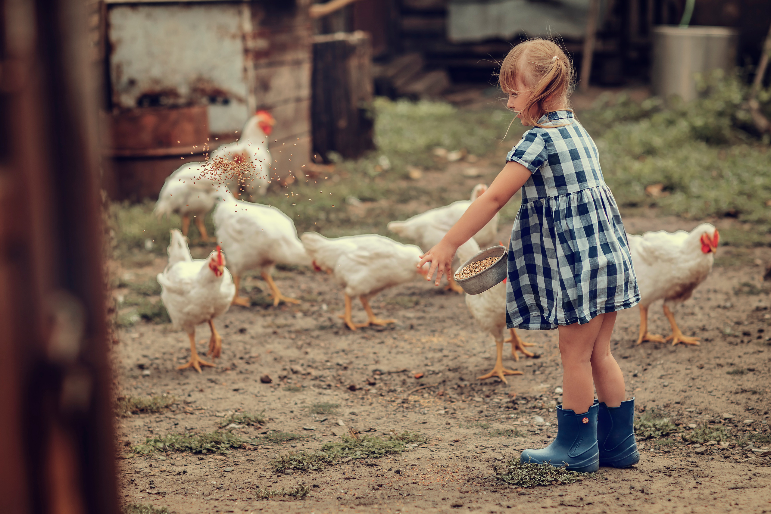 «Деревенские будни». Фотограф на крещение Воскресенск/Егорьевск/Коломна Елена Демик