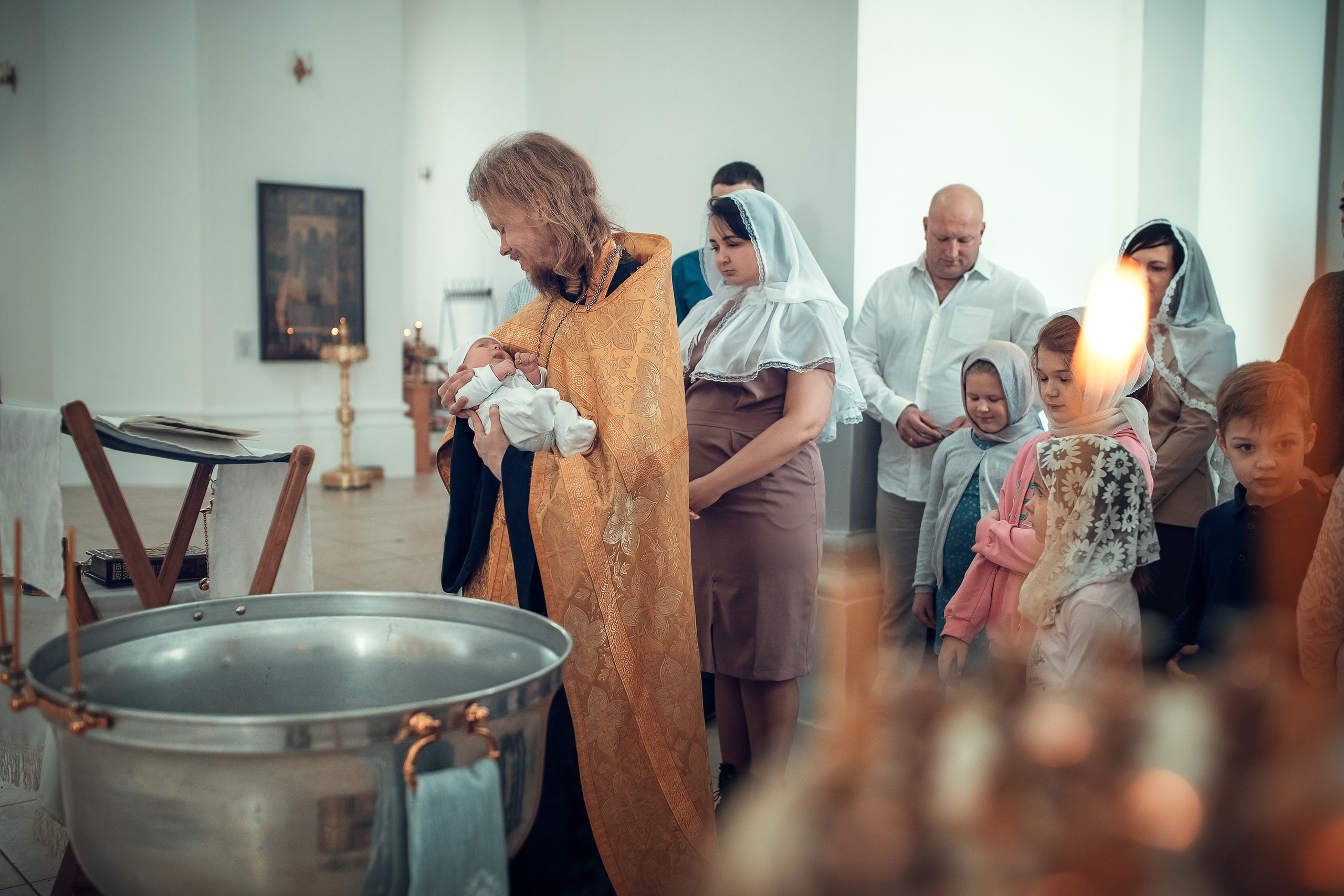 «Таинство Крещения». Фотограф на крещение Воскресенск/Егорьевск/Коломна Елена Демик