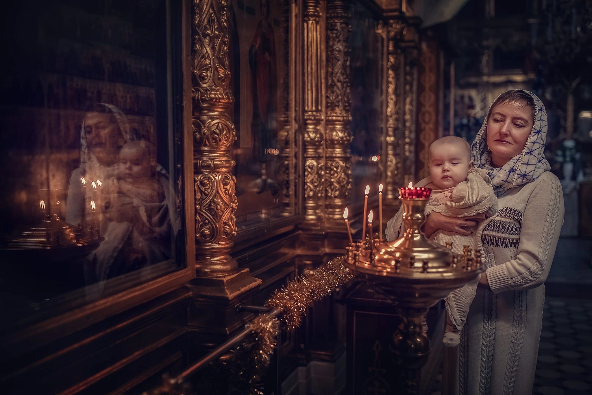 «Таинство Крещения». Фотограф на крещение Воскресенск/Егорьевск/Коломна Елена Демик