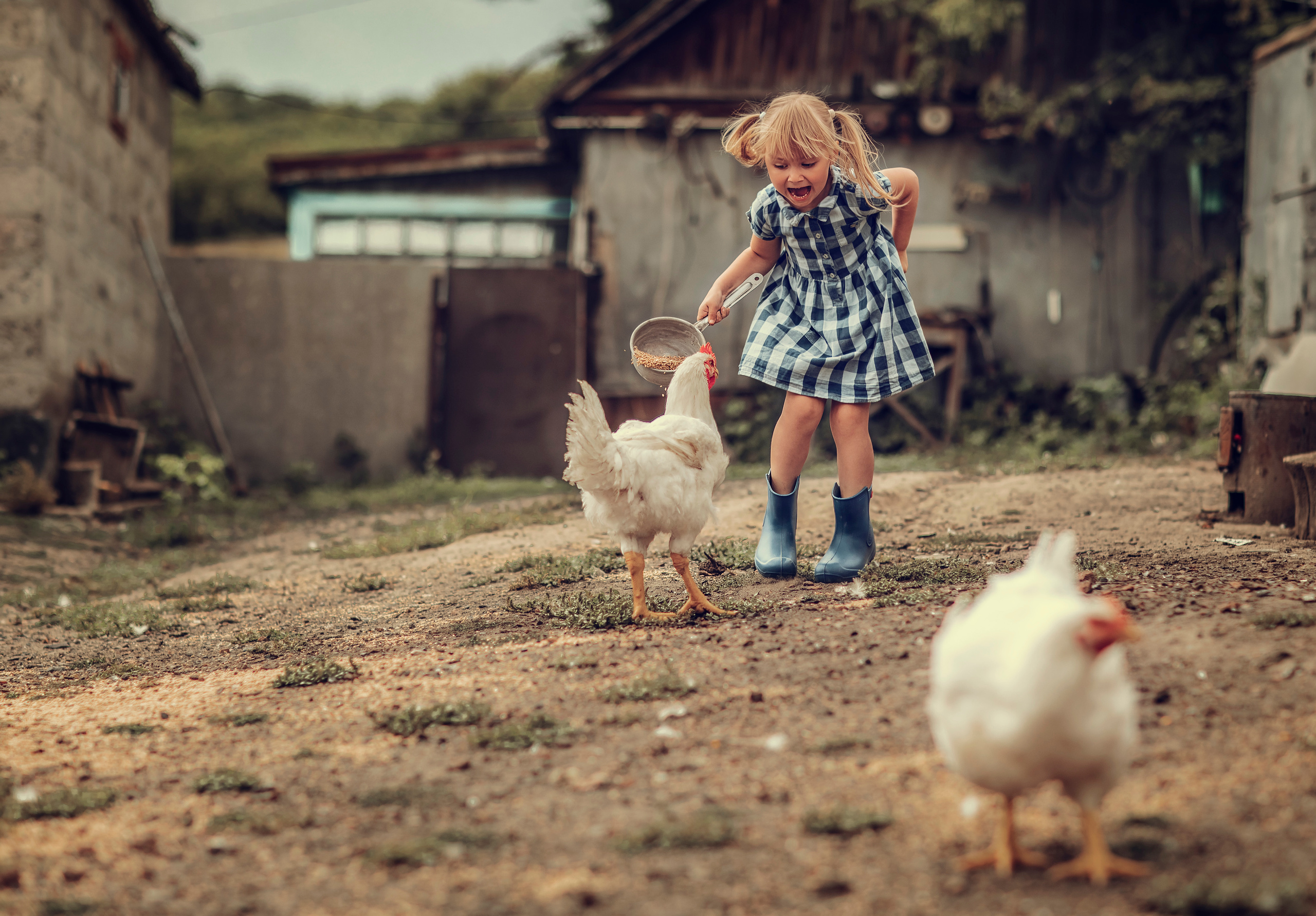 «Деревенские будни». Фотограф на крещение Воскресенск/Егорьевск/Коломна Елена Демик