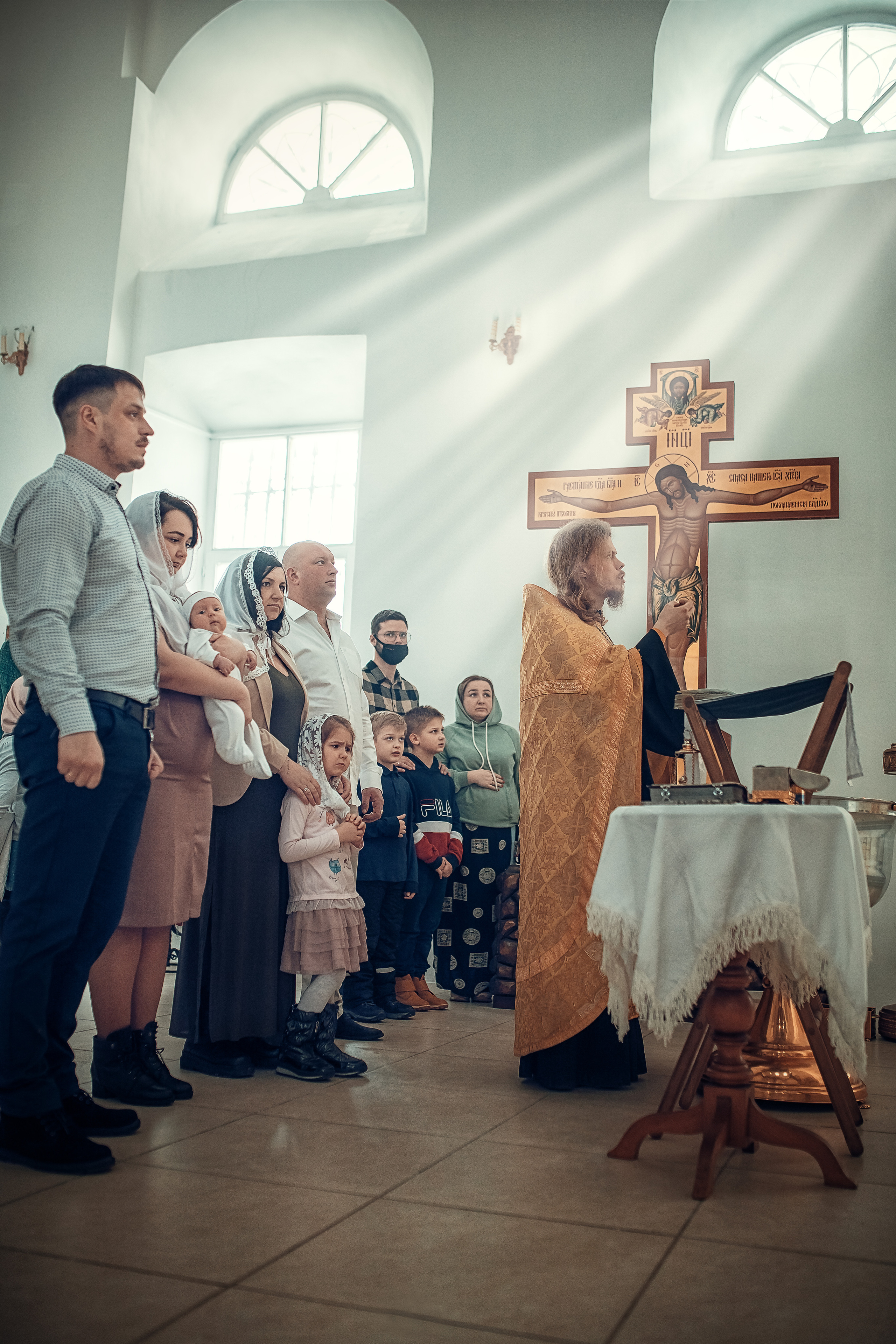 «Таинство Крещения». Фотограф на крещение Воскресенск/Егорьевск/Коломна Елена Демик