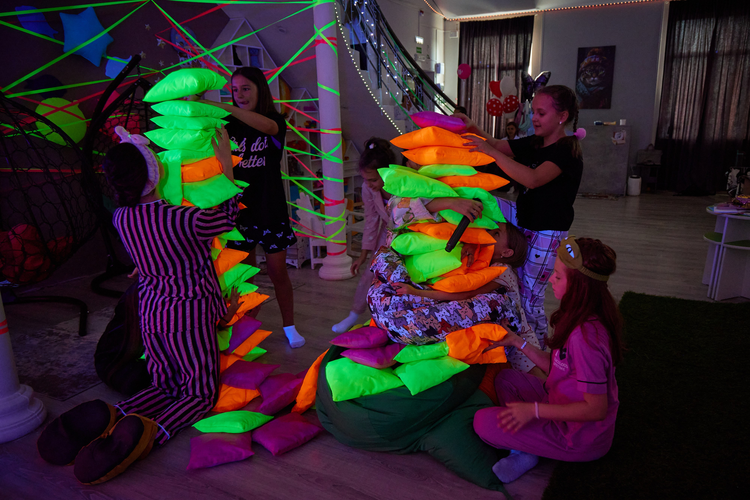 Репортажные кадры с детских праздников