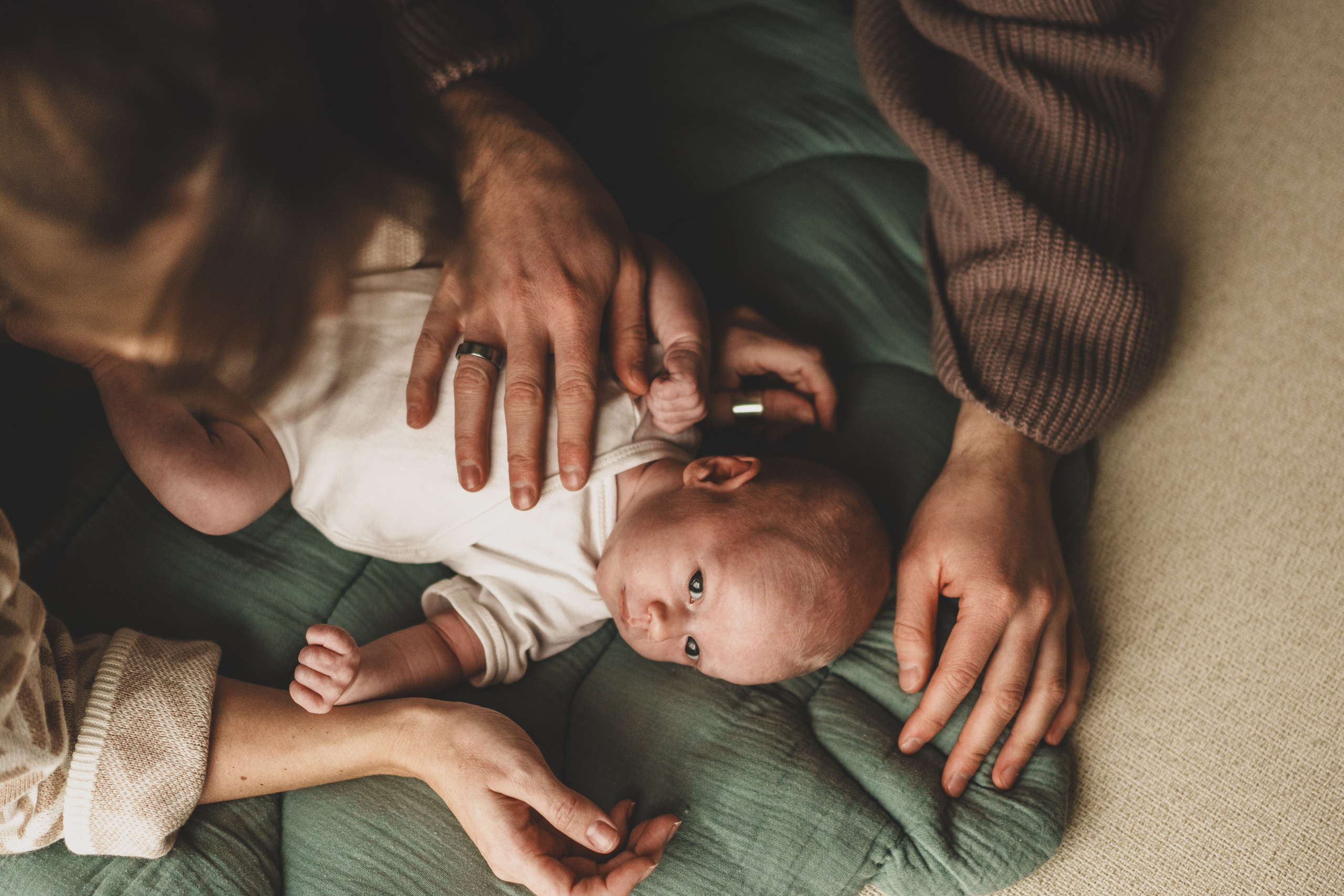 Малютка Аглая с родителями. Семейный и детский фотограф и видеограф в Москве, Серпухове и Тарусе Валерия Сорокина