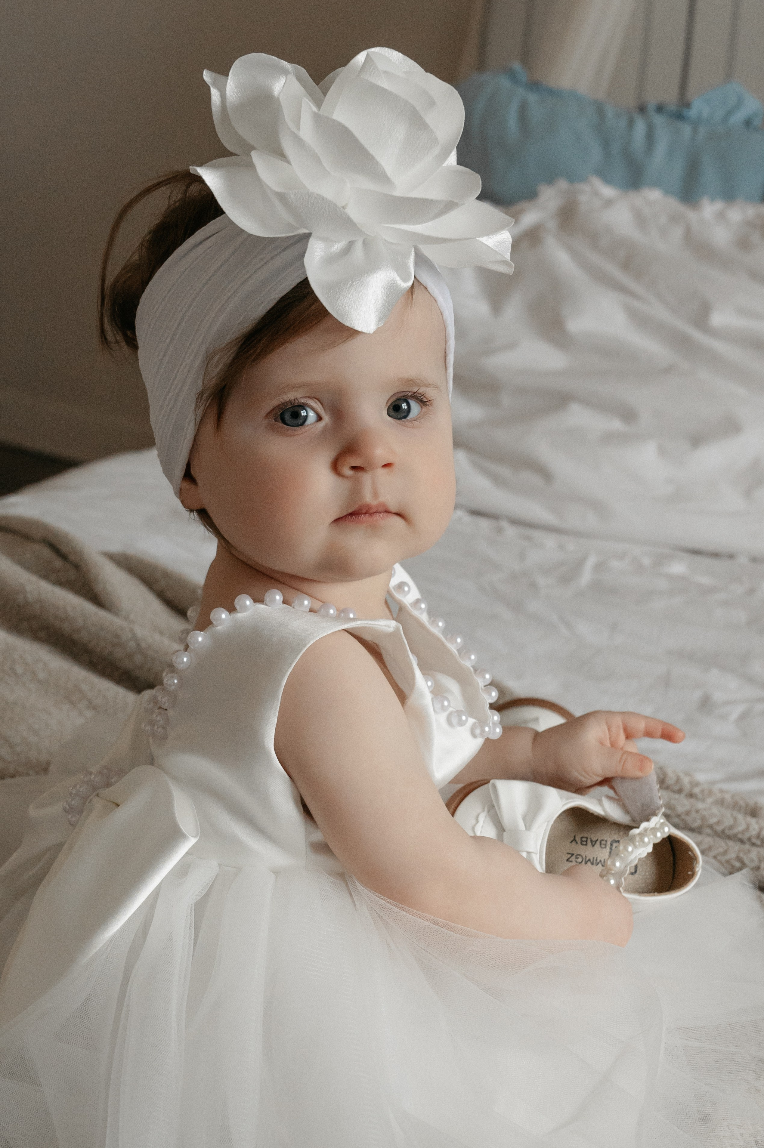 Годовасие малышки Киры в студии. Свадебный фотограф Мария Строгонова